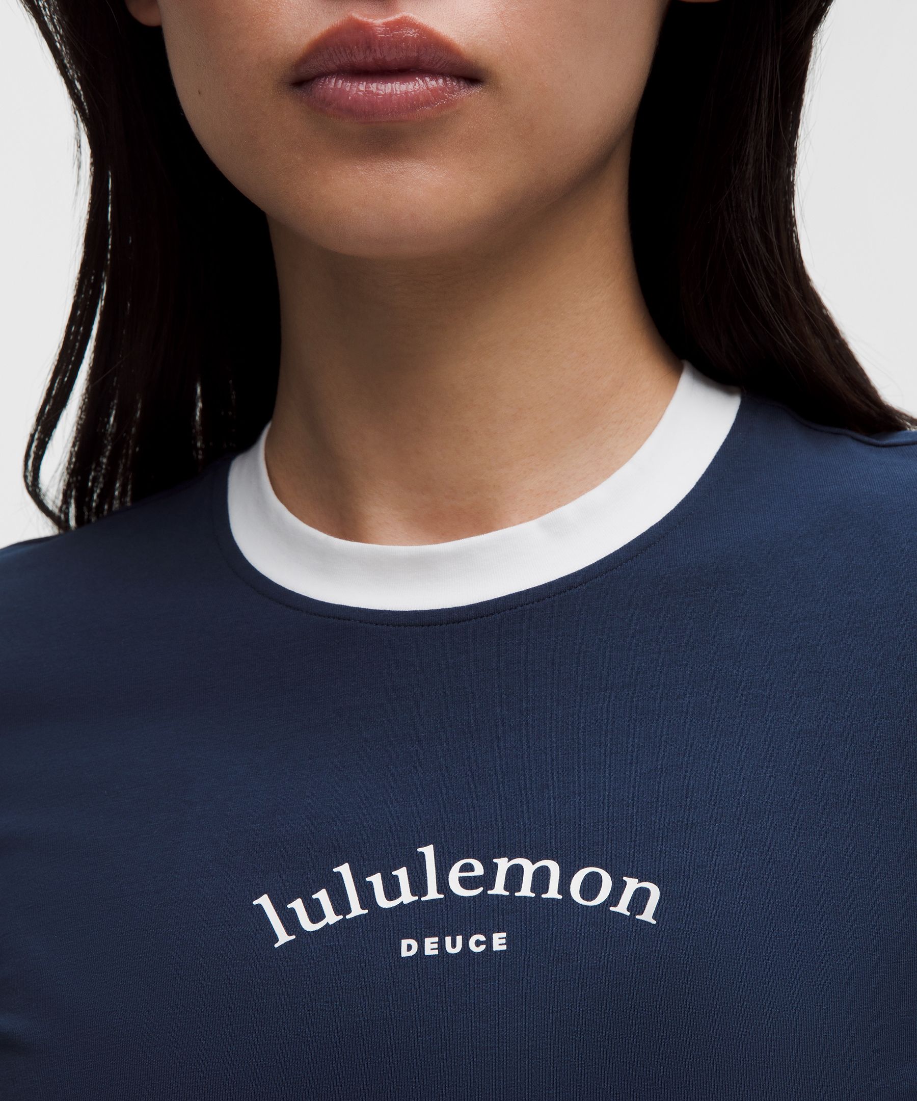 Baby Tee court ringer en coton biologique *Tennis Deuce