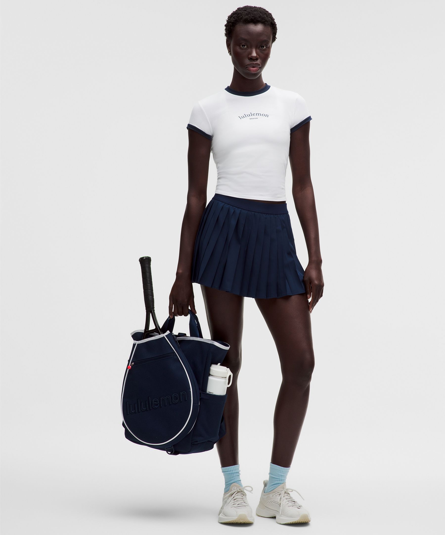 Organic Cotton Ringer Baby Tee *Tennis Deuce