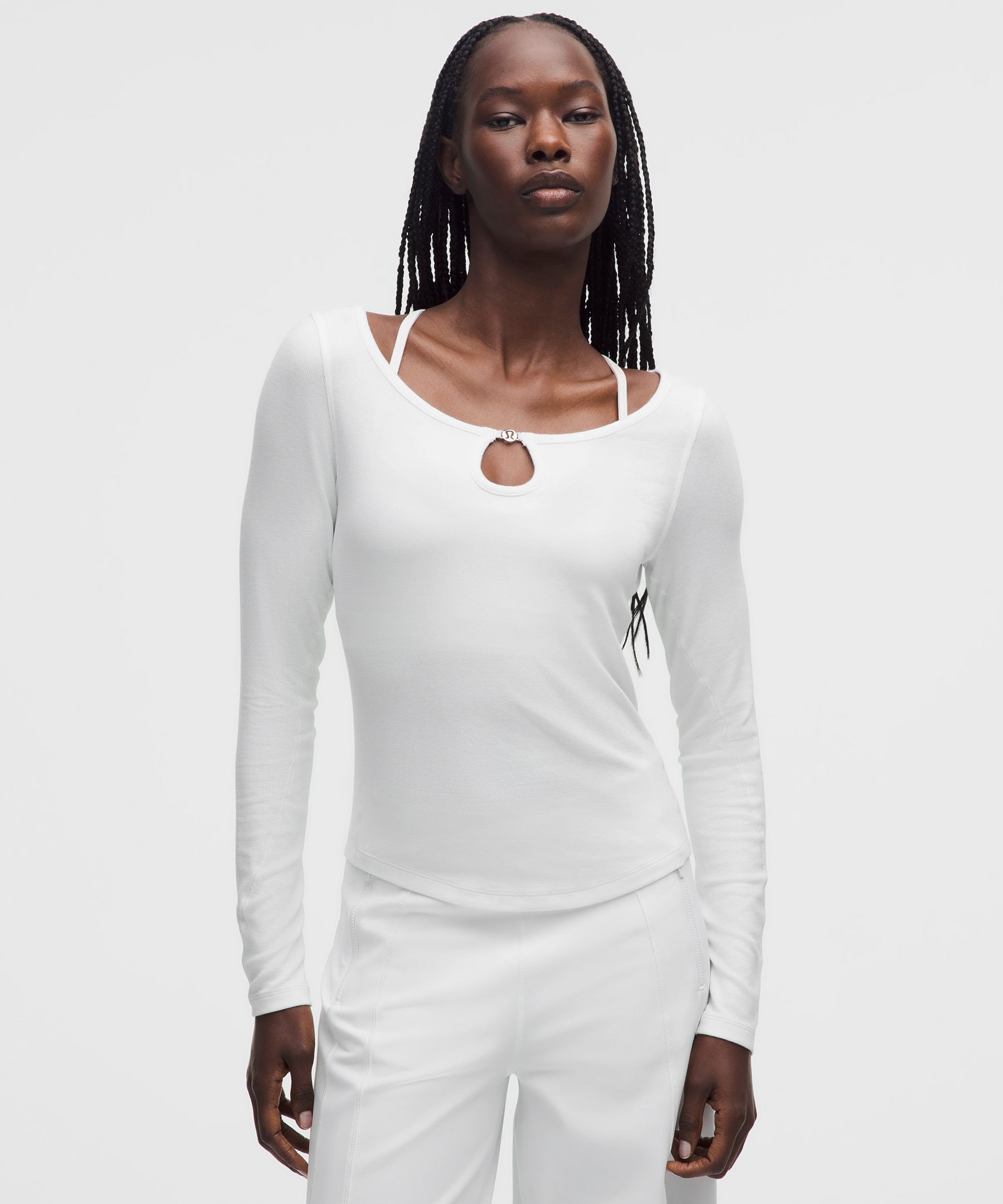 Lululemon Hold Tight Keyhole Neck Long-sleeve Shirt
