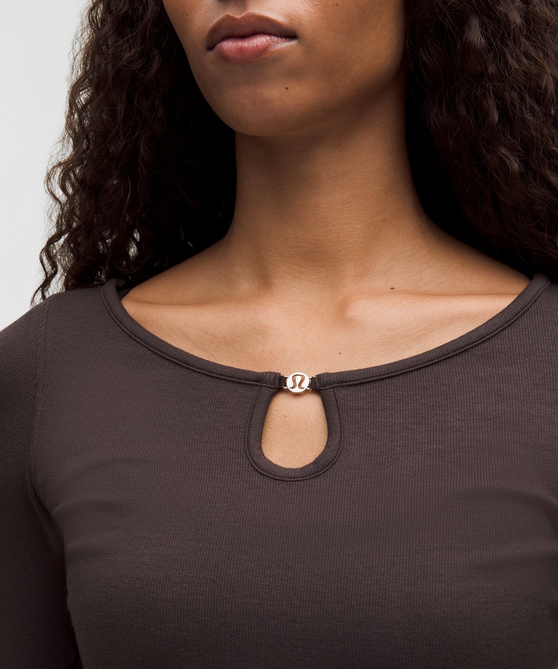 Hold Tight Keyhole Neck Long-Sleeve Shirt *Charm | lululemon Hong