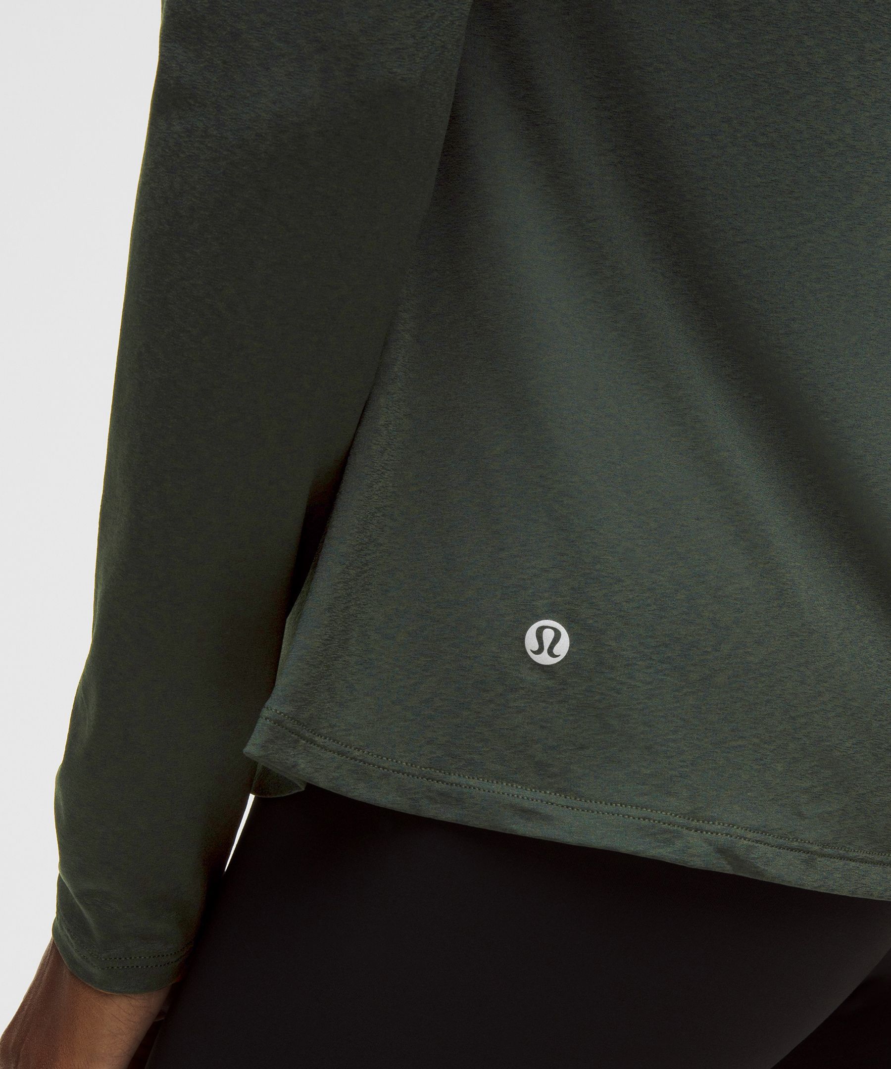 Lululemon Lightweight Flowy Hem Long-sleeve Shirt In Green