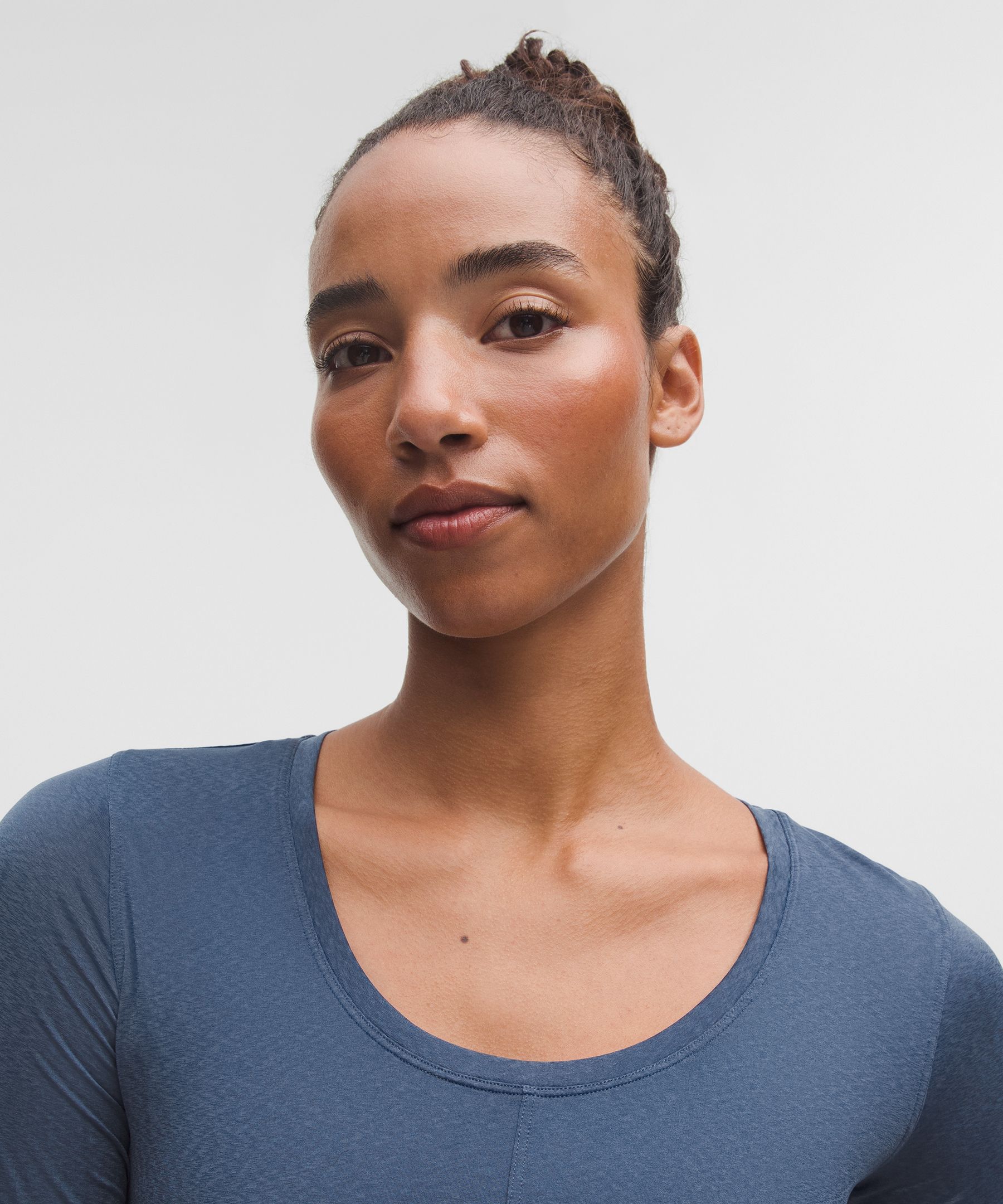 Lululemon Lightweight Flowy Hem Long-sleeve Shirt In Blue