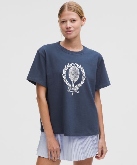 Lululemon Relaxed-Fit Cotton T-Shirt *Tennis Club