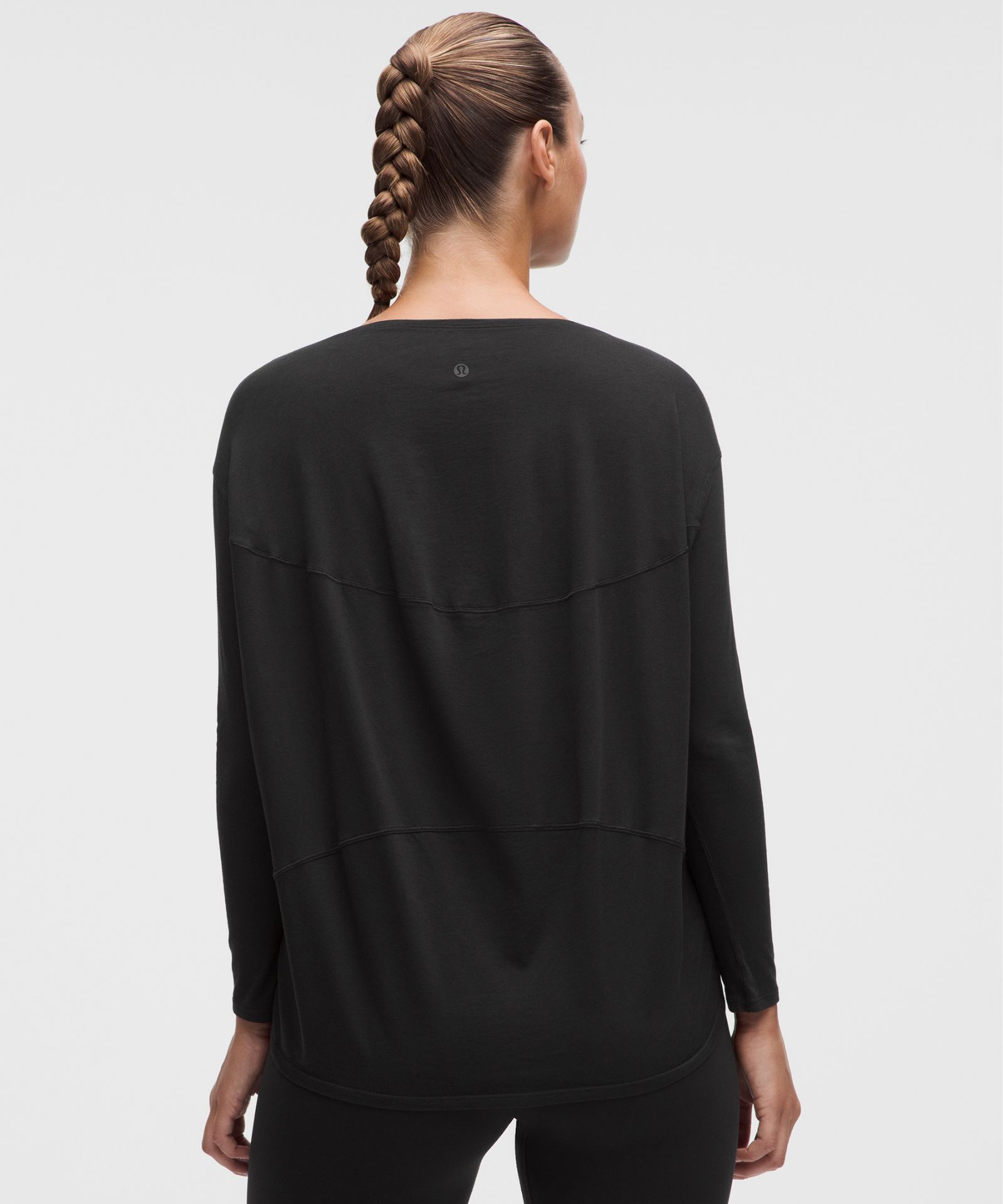 Женский лонгслив Lululemon Back In Action из органического хлопка — фото 3