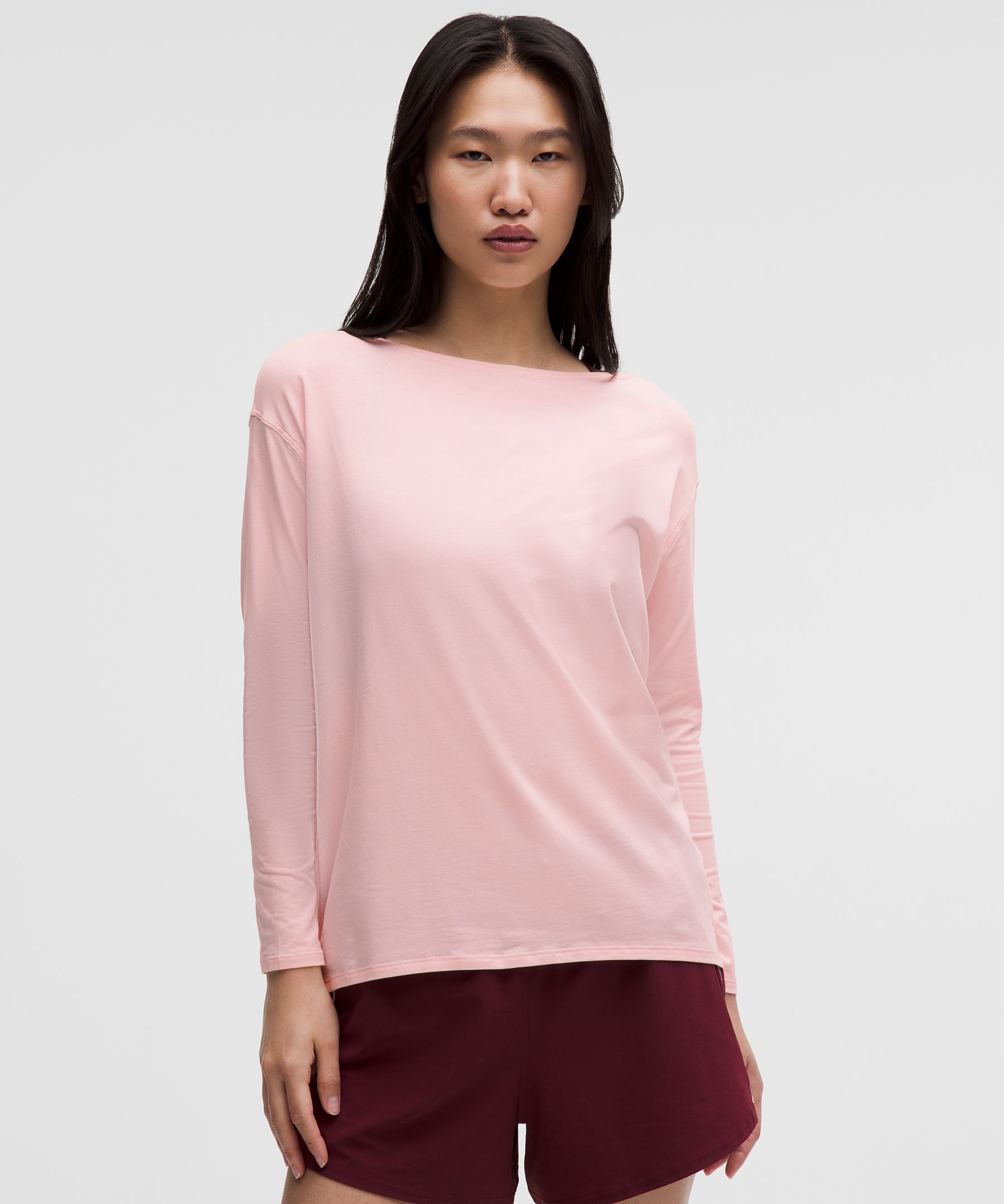 ルルレモン　lululemon トップス　6 長袖　Tシャツ　ピンク　日本未入荷 lululemon（トップス ・ ピンク/桃色系）のフリマアイテム一覧