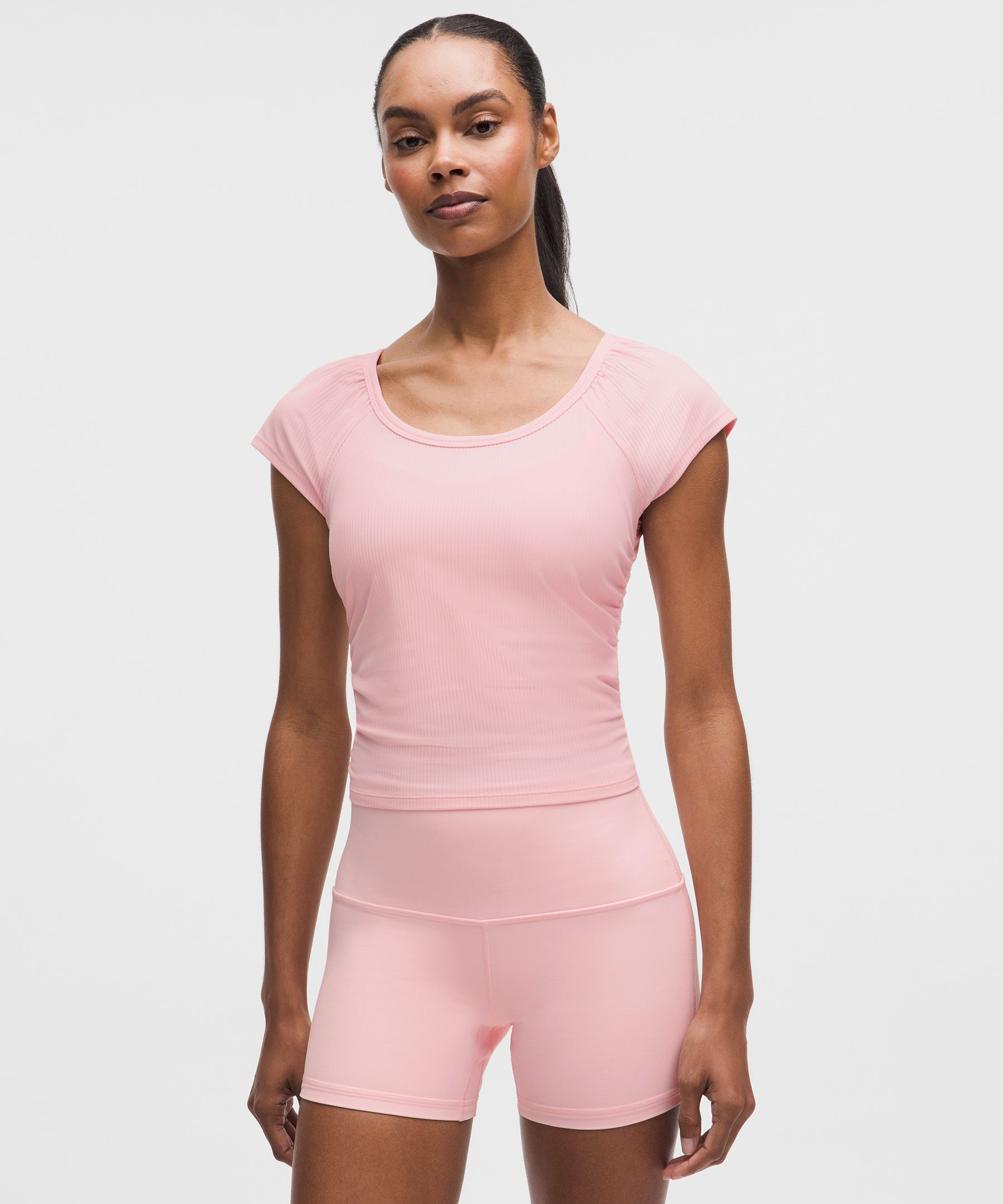 Lululemon All It Takes Gathered Scoopneck T-Shirt INTERNATIONAL SHIPPING