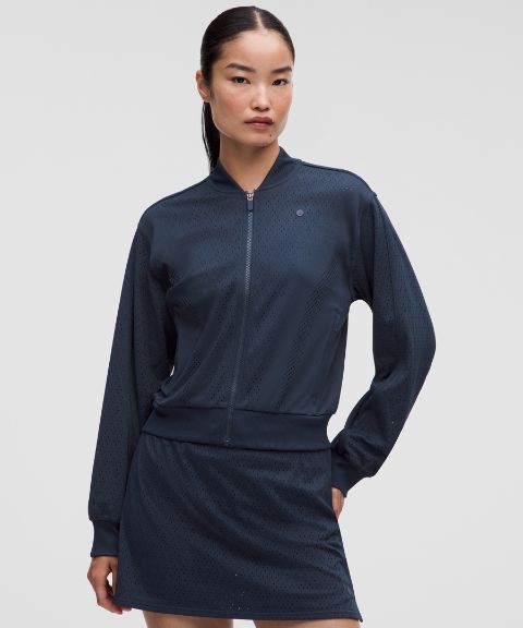 Lululemon Ace Advantage Knit Mesh Tennis Jacket