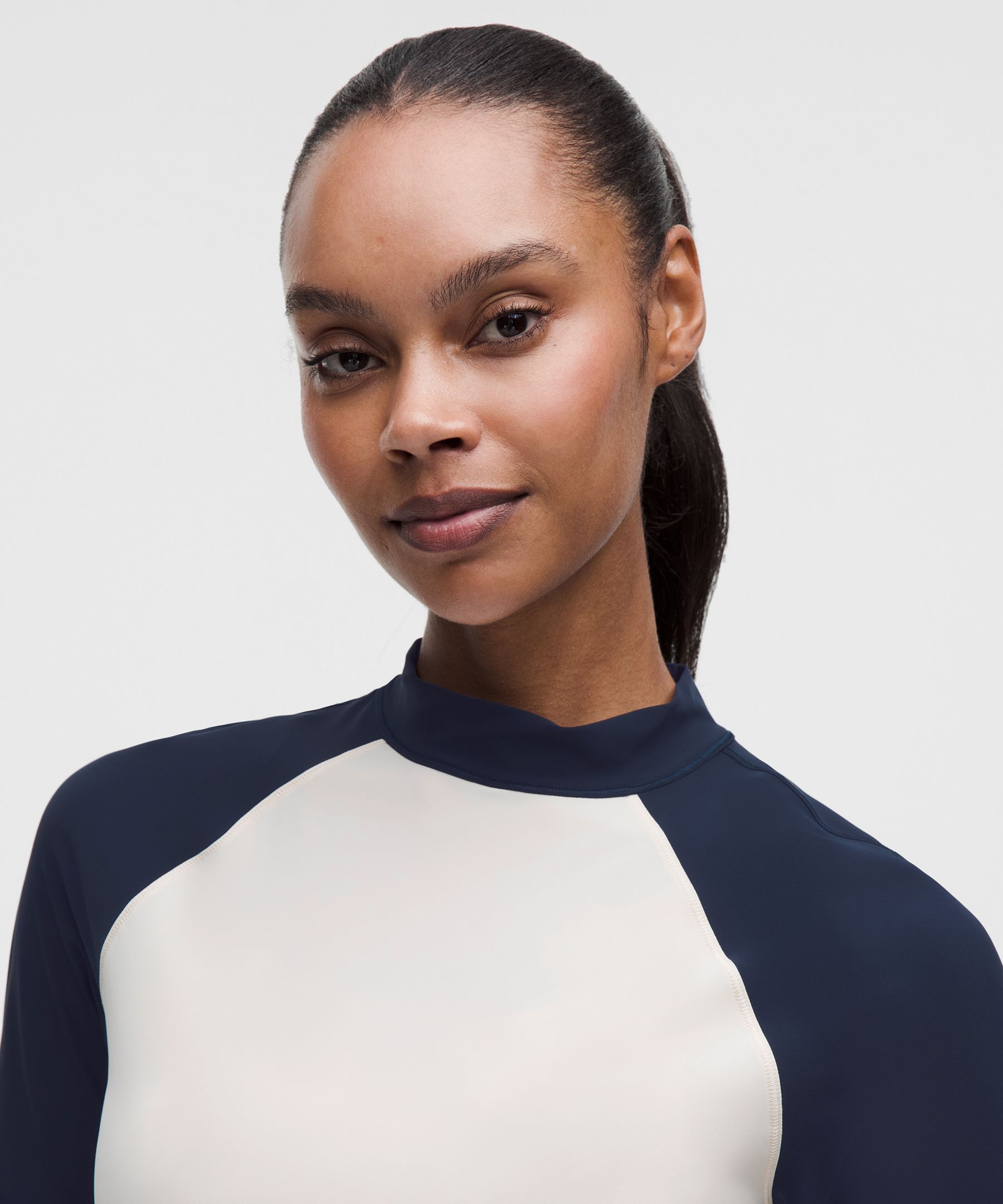 Lightweight Mockneck Short-Sleeve Shirt