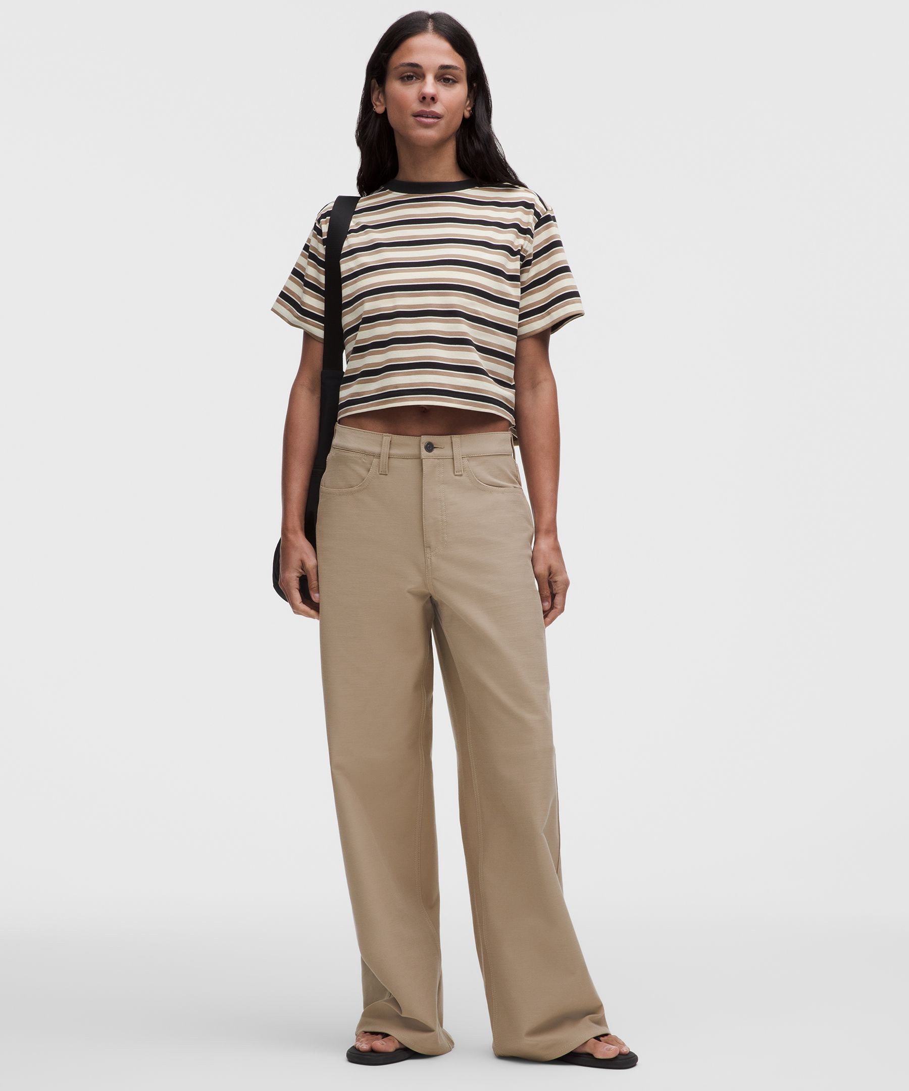 All Yours Organic Cotton-Blend Cropped T-Shirt