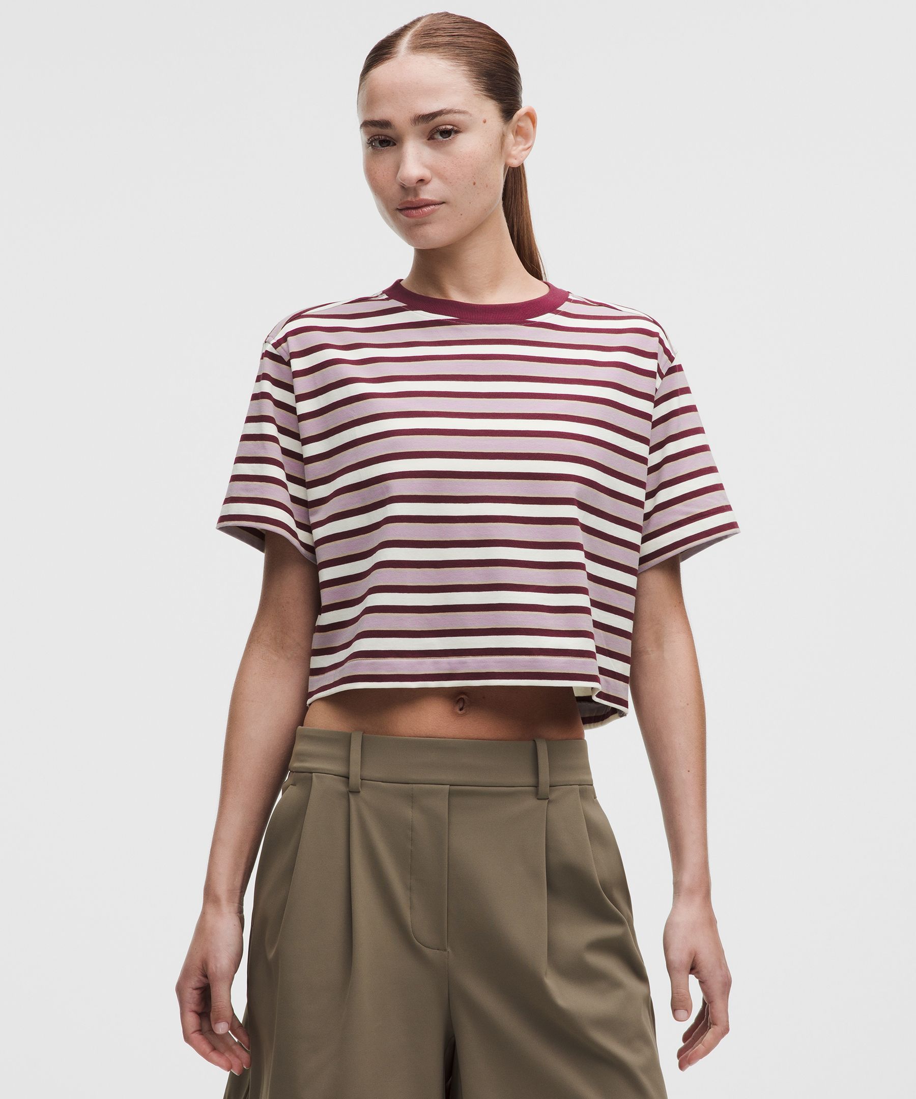 All Yours Organic Cotton Cropped T-Shirt