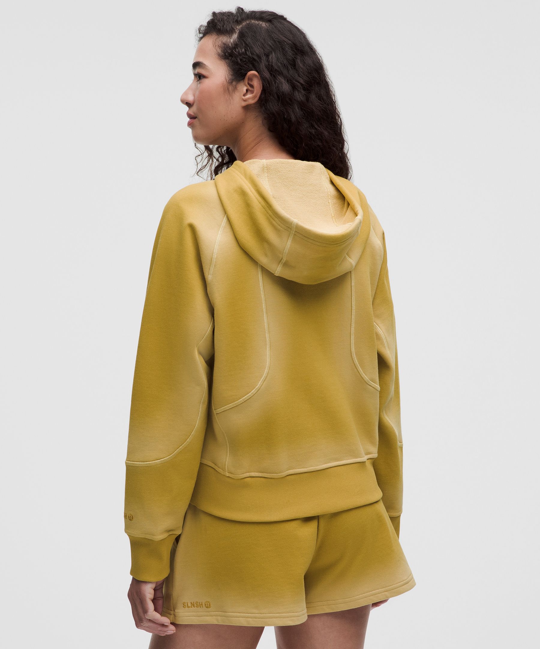 Faded French Terry Full-Zip Hoodie *SLNSH Collection