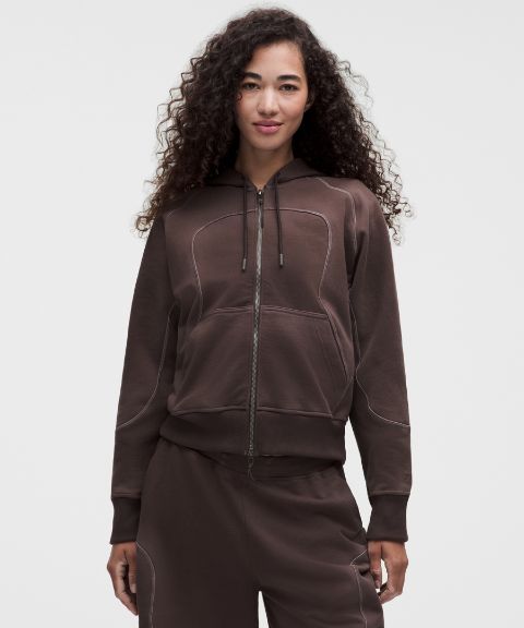 Женское худи Lululemon Faded French Terry на молнии