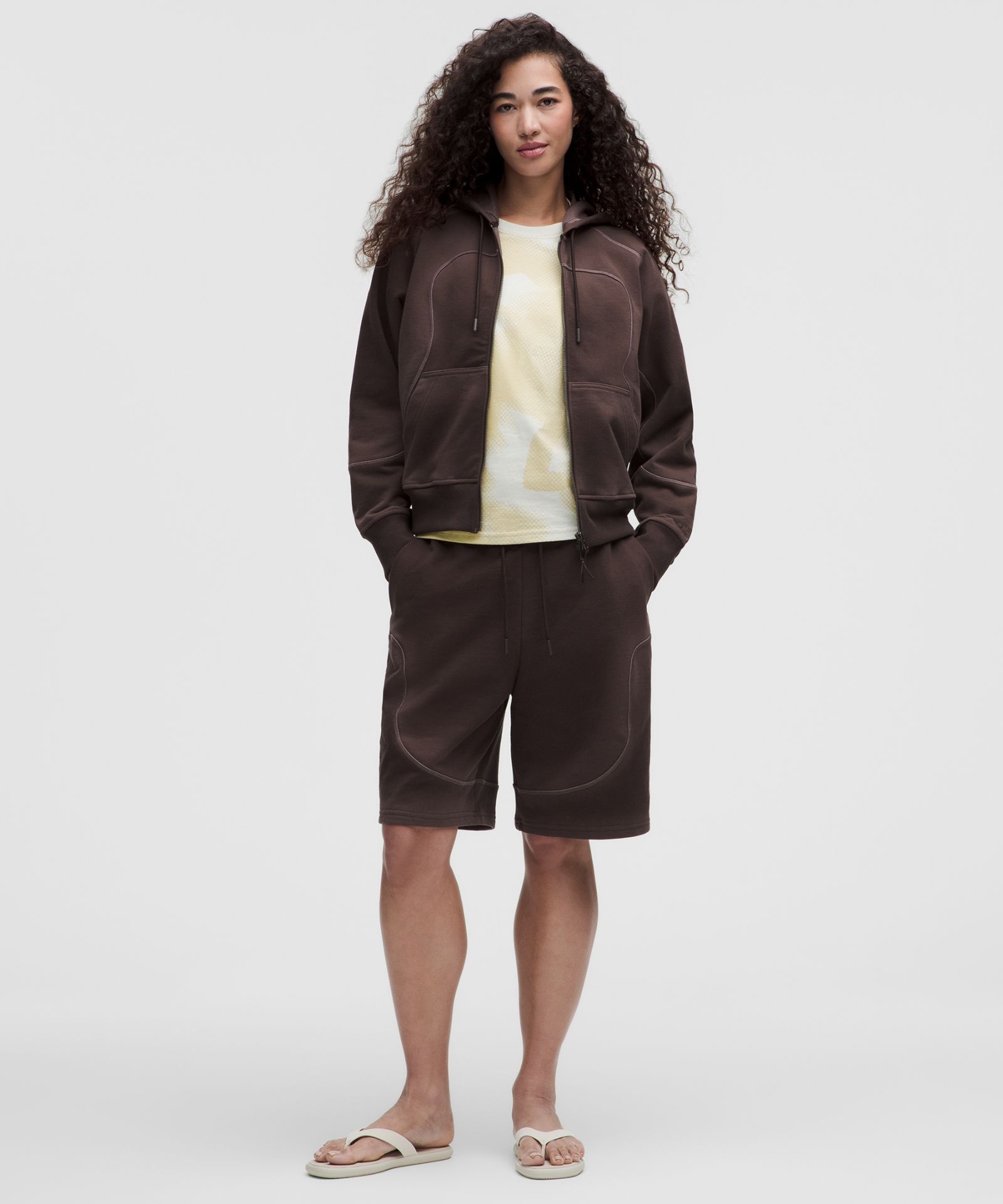 Женское худи Lululemon Faded French Terry на молнии — фото 2