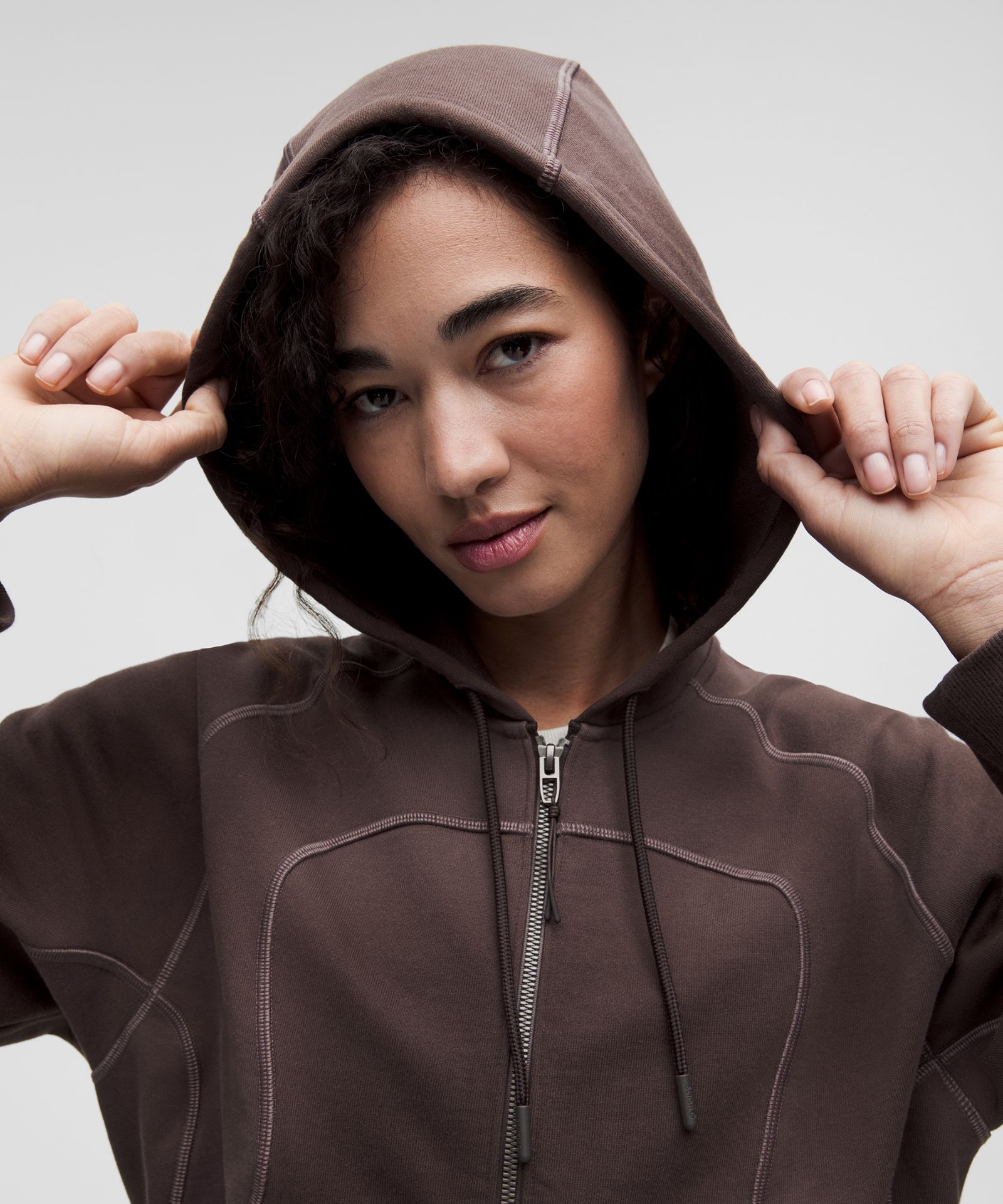 Женское худи Lululemon Faded French Terry на молнии — фото 4