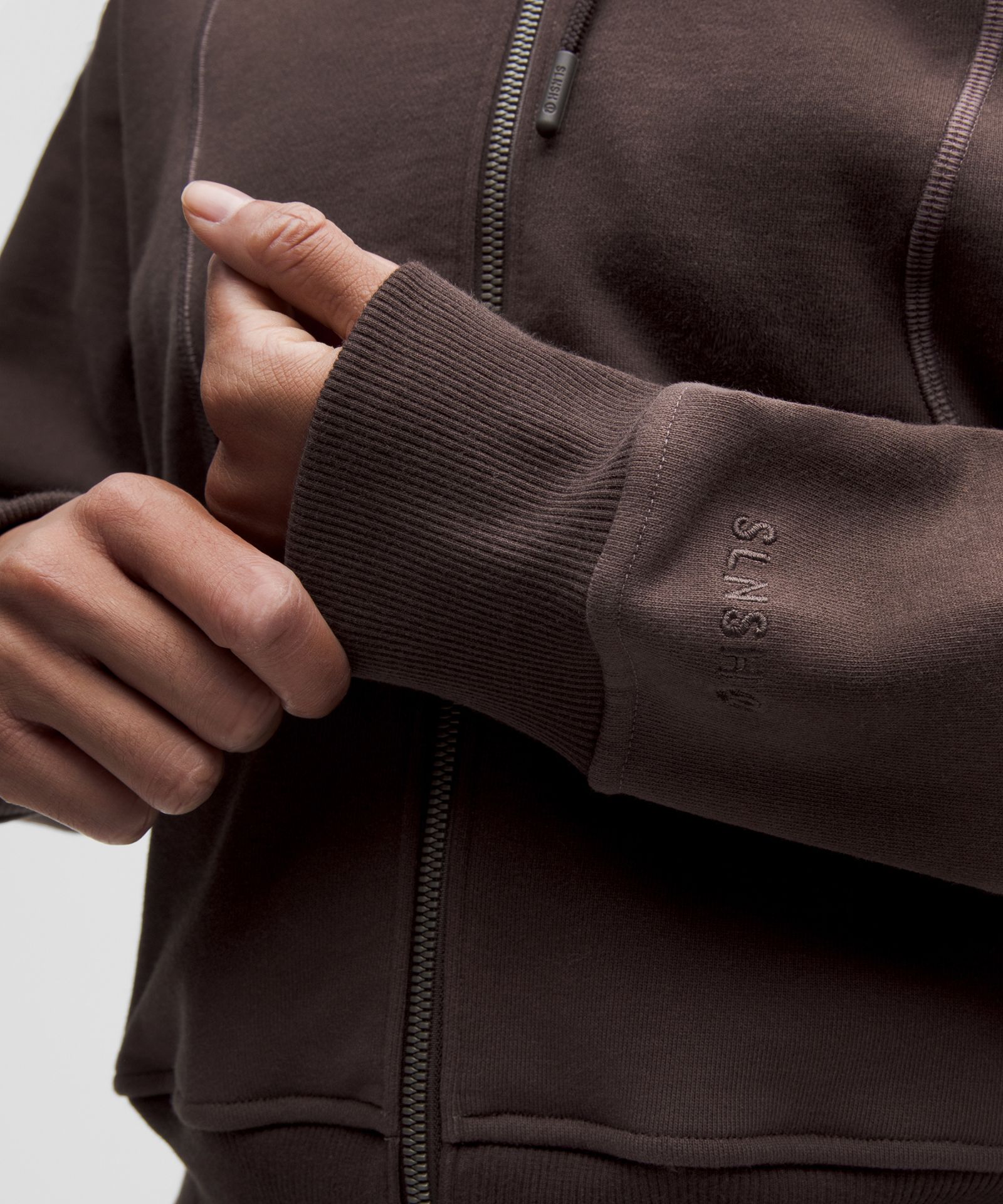 Женское худи Lululemon Faded French Terry на молнии — фото 6