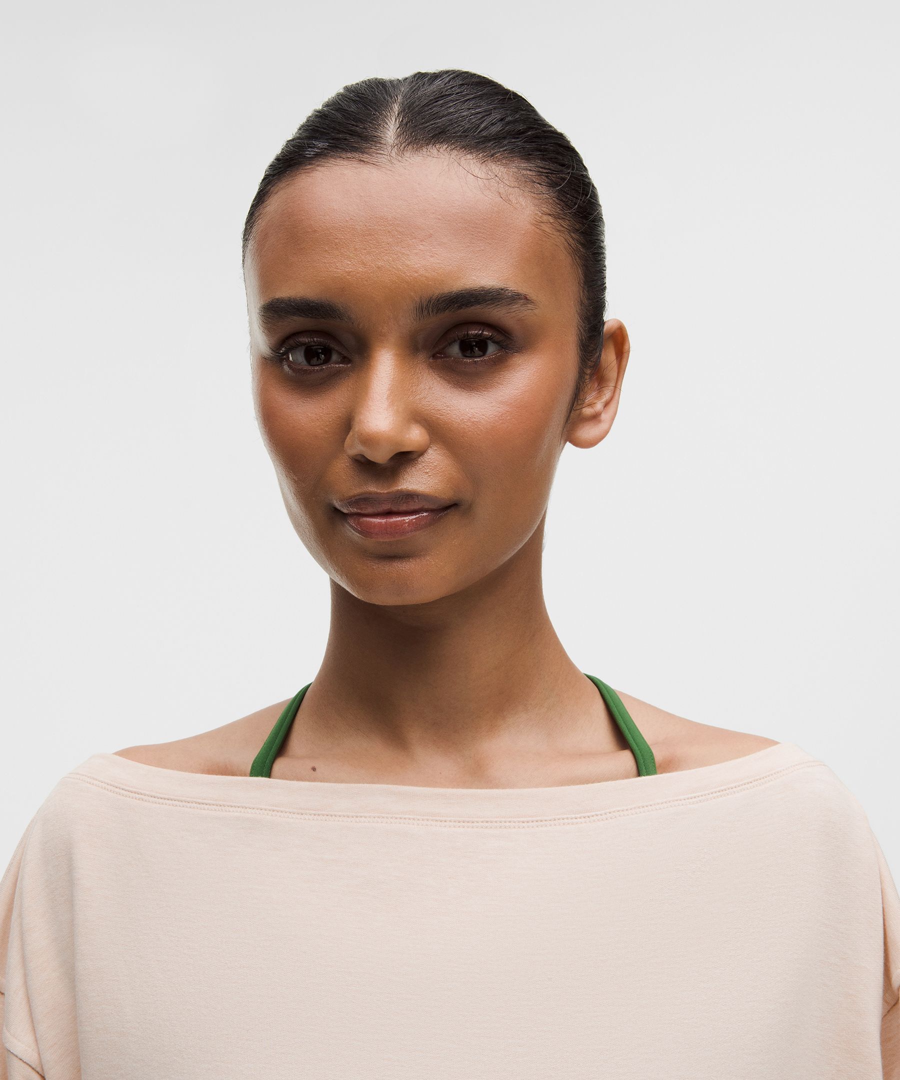 BeCalm Oversized Boatneck Long-Sleeve Shirt