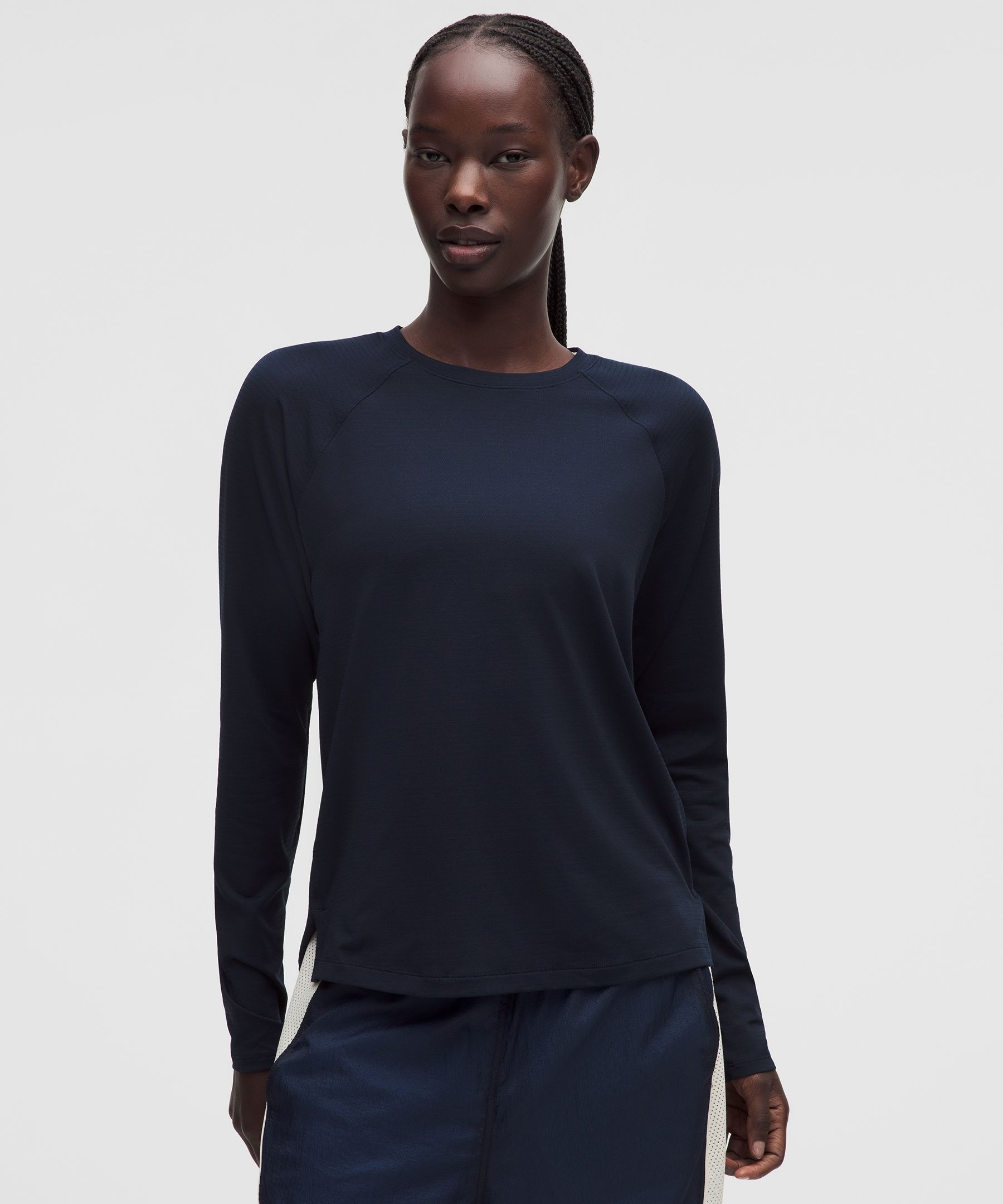 lululemon – Women’s License to Train Classic-Fit Long-Sleeve Shirt – Color Blue – Size 4