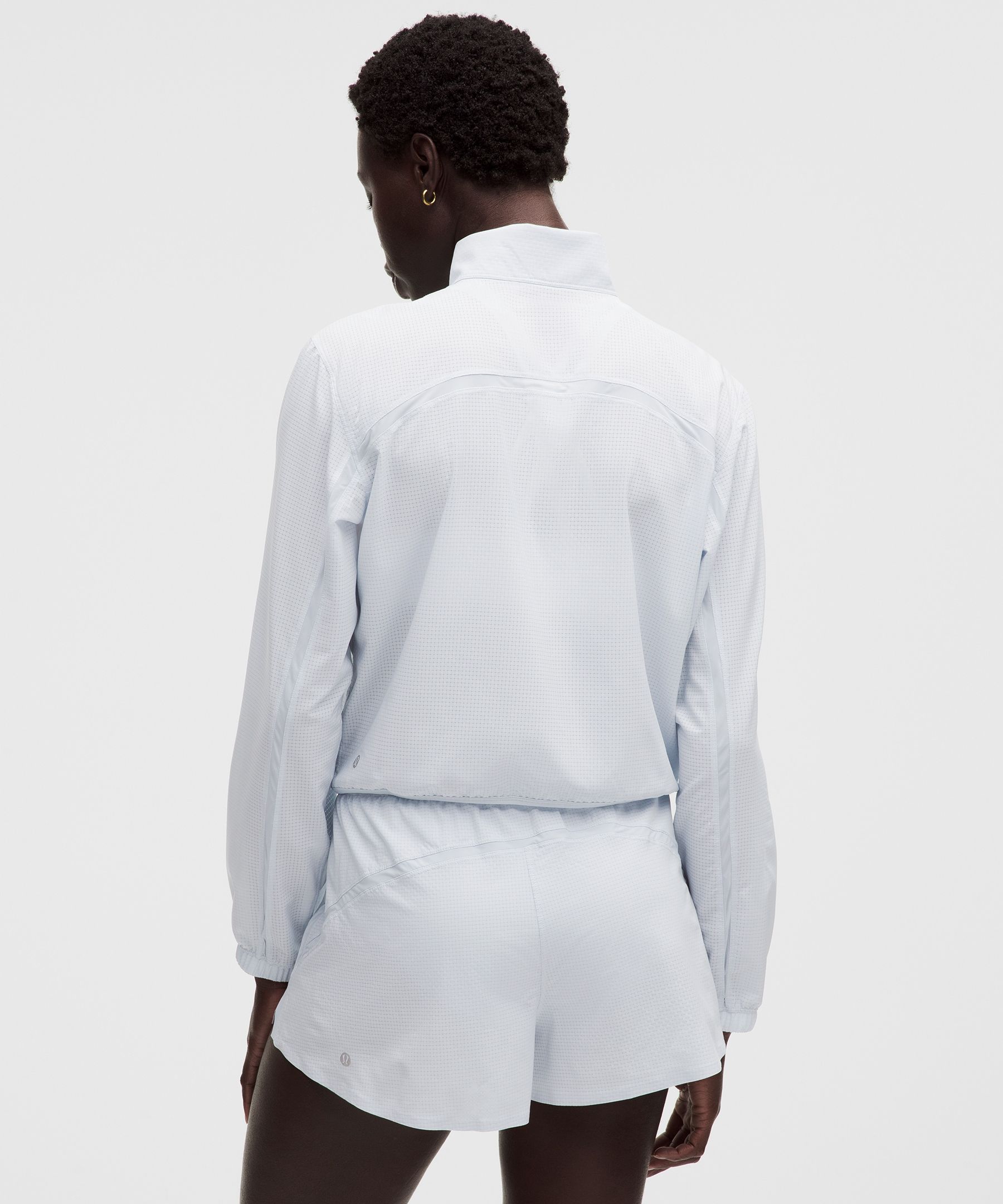 Textured Mesh Running Jacket