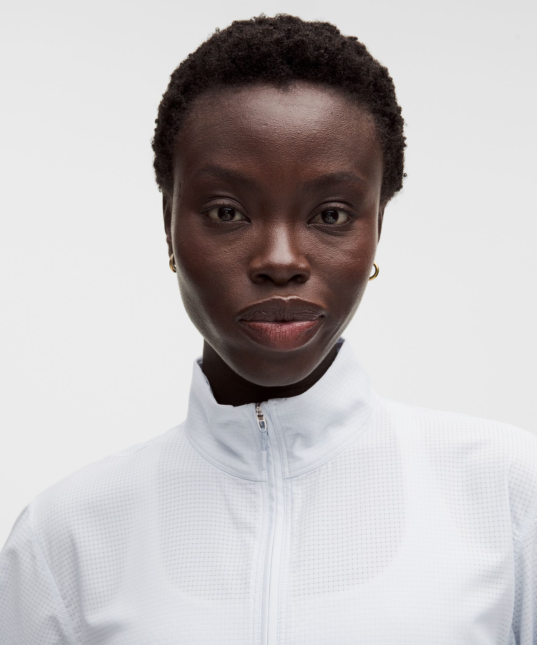 Textured Mesh Running Jacket