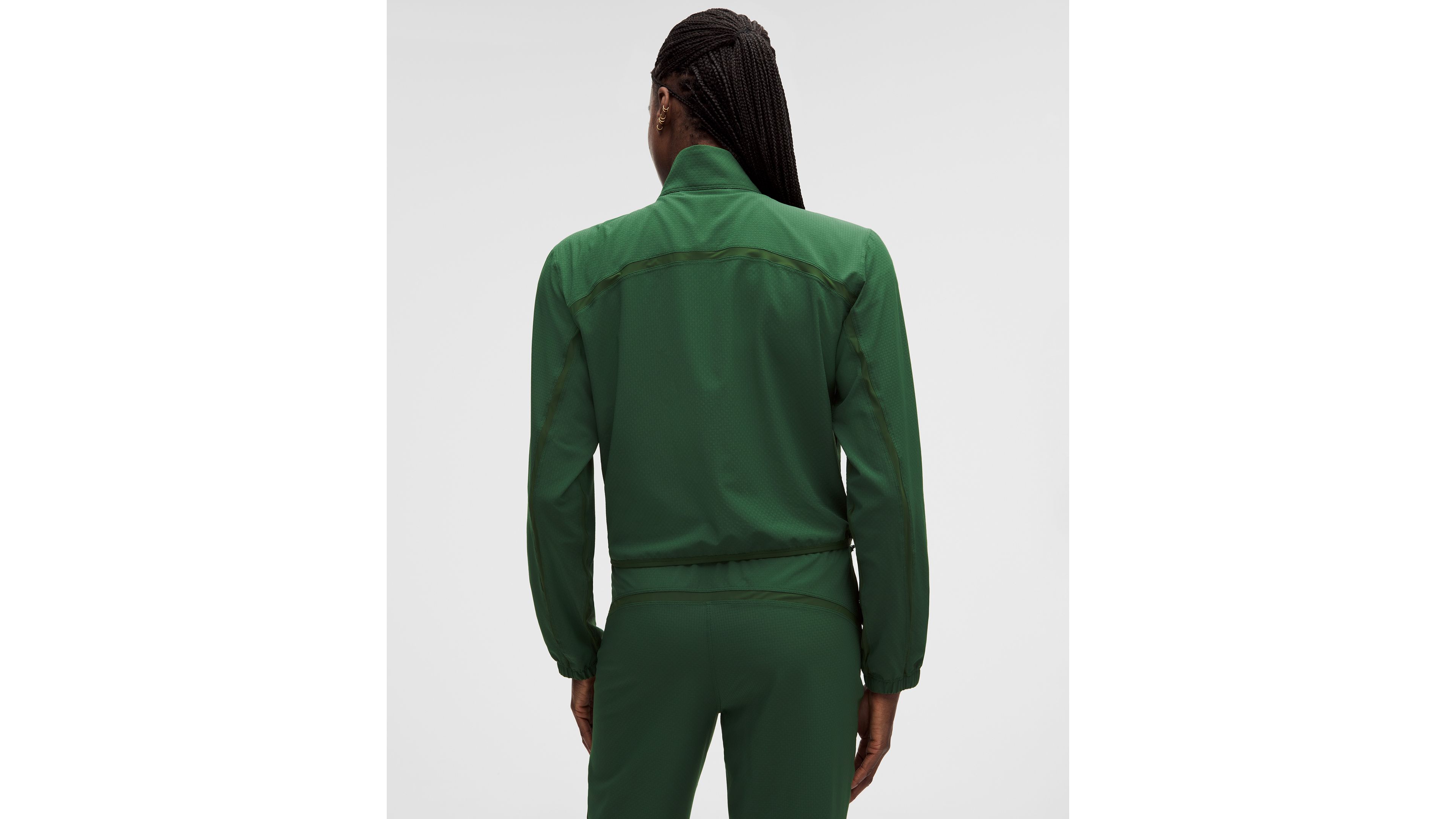 Textured Mesh Running Jacket