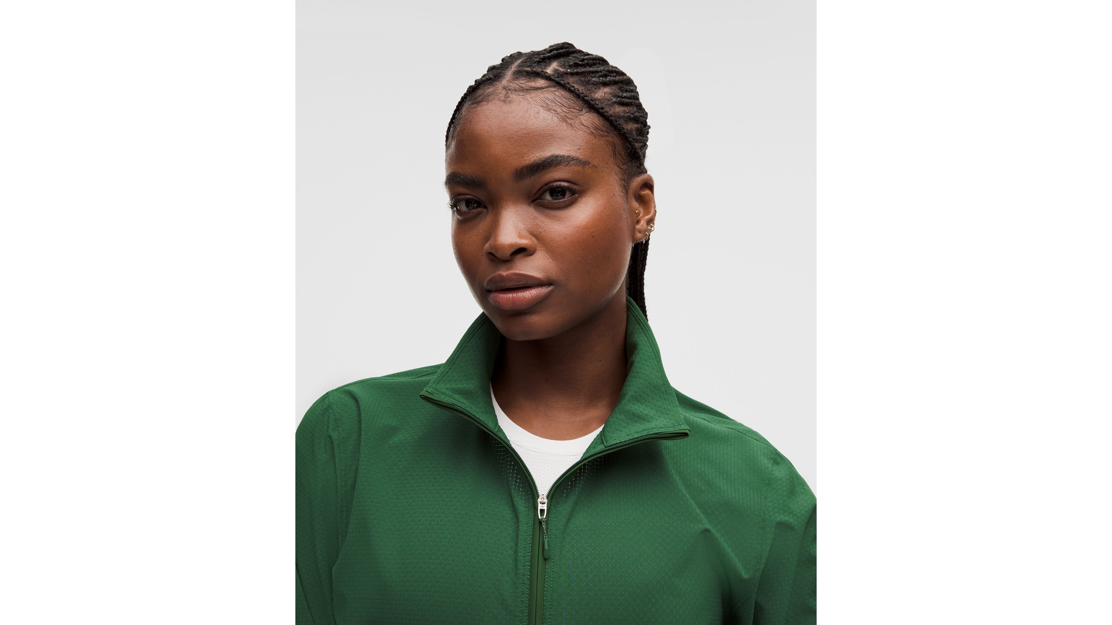 Textured Mesh Running Jacket