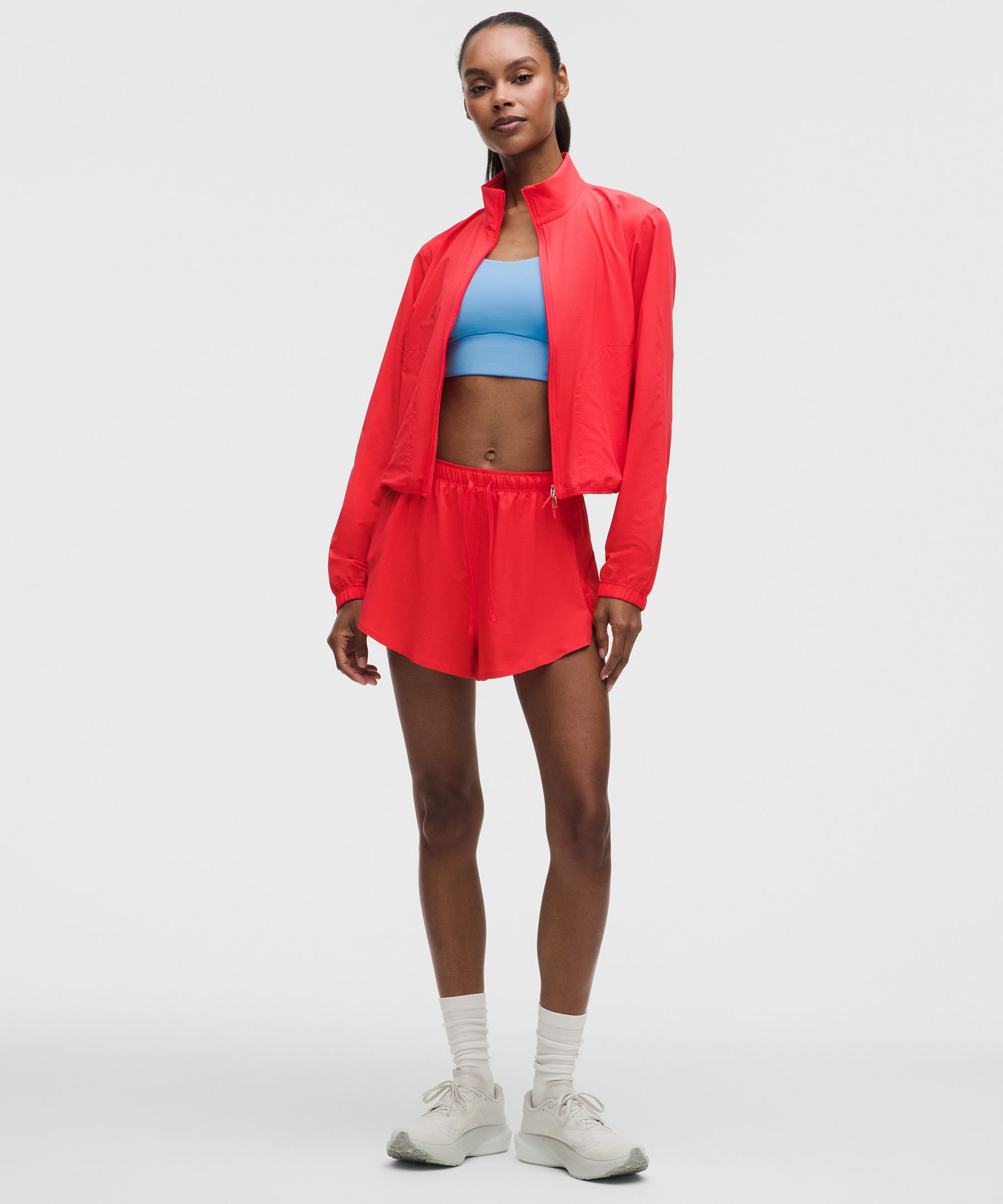 Textured Mesh Running Jacket