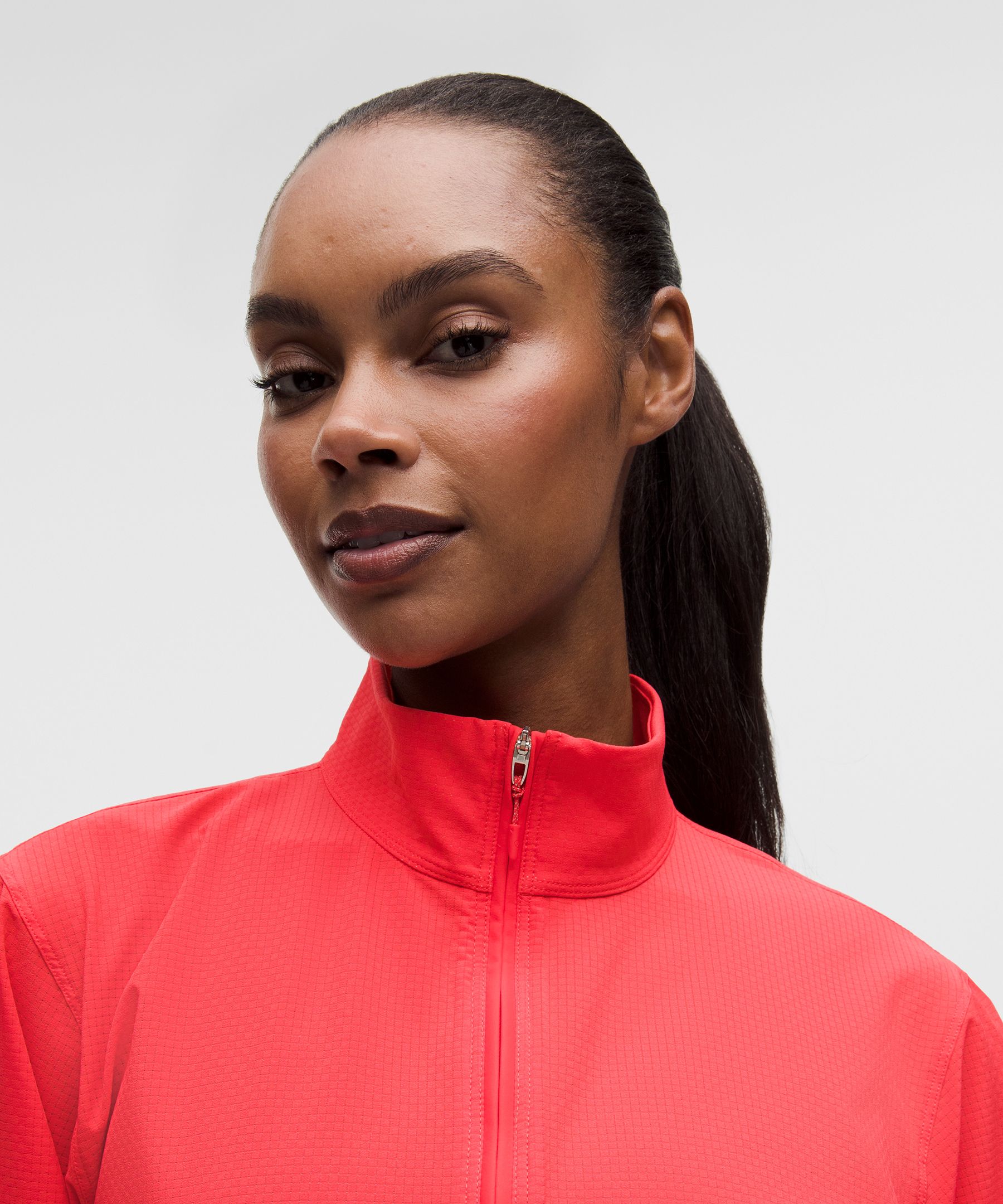 Textured Mesh Running Jacket
