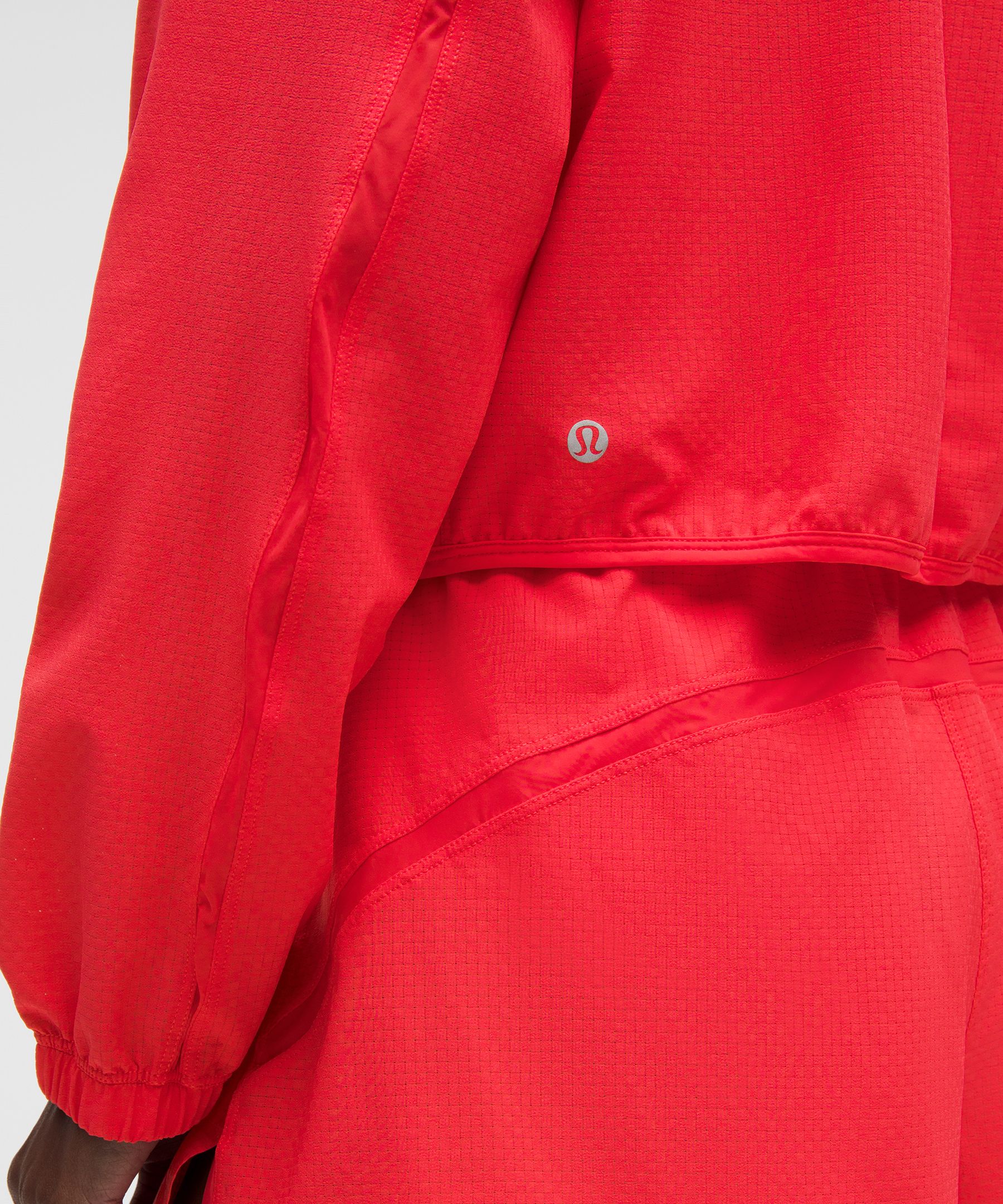 Textured Mesh Running Jacket