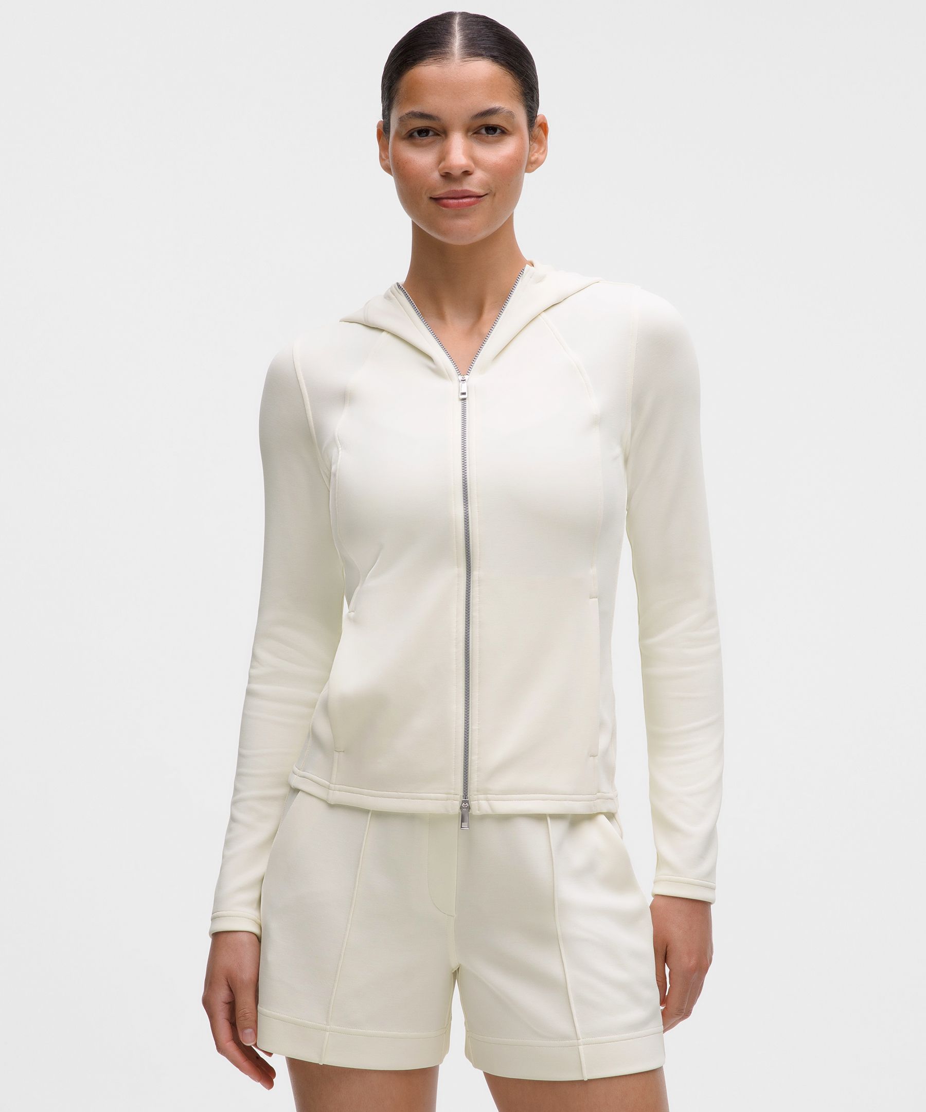 lululemon – Women’s Lightweight Softstreme Full-Zip Hoodie – Color White – Size Large