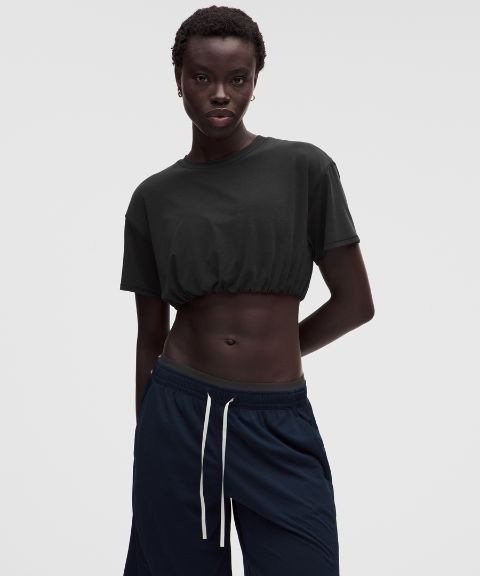 Lululemon Jersey Training Super-Cropped T-Shirt
