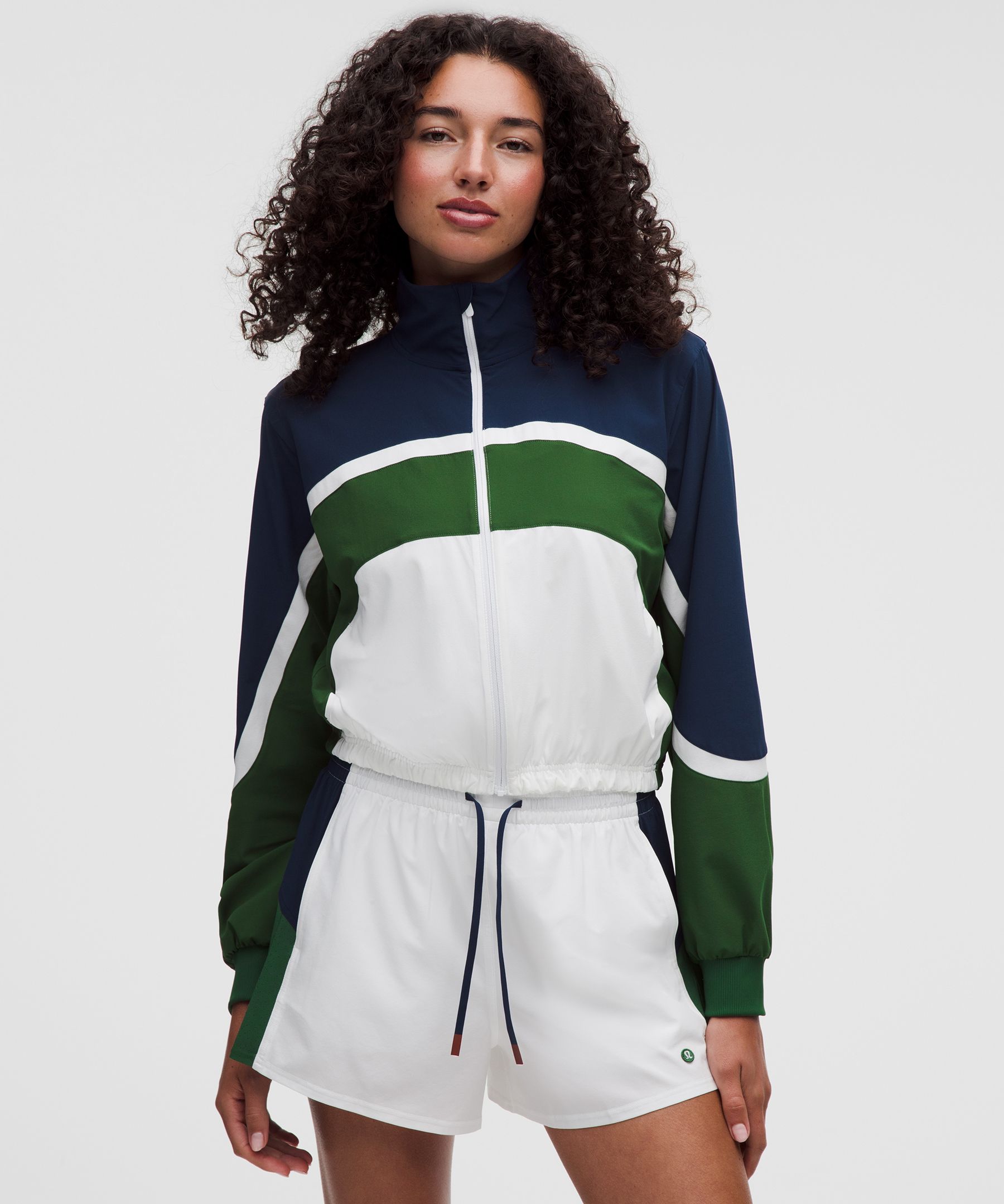 Woman Court Champ UV Protective Tennis Jacket set from Lululemon