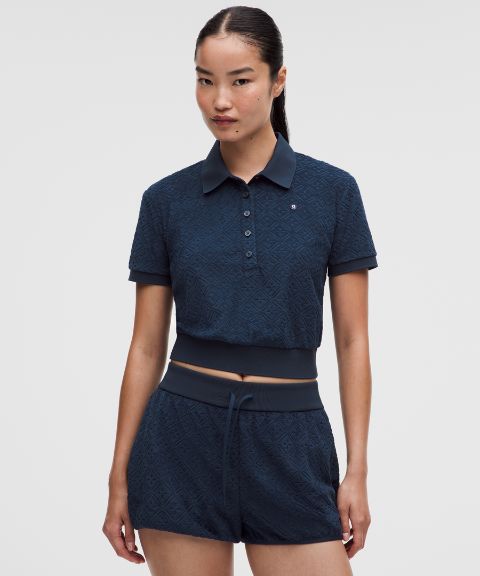 Lululemon Ace Advantage Terry Tennis Polo Shirt