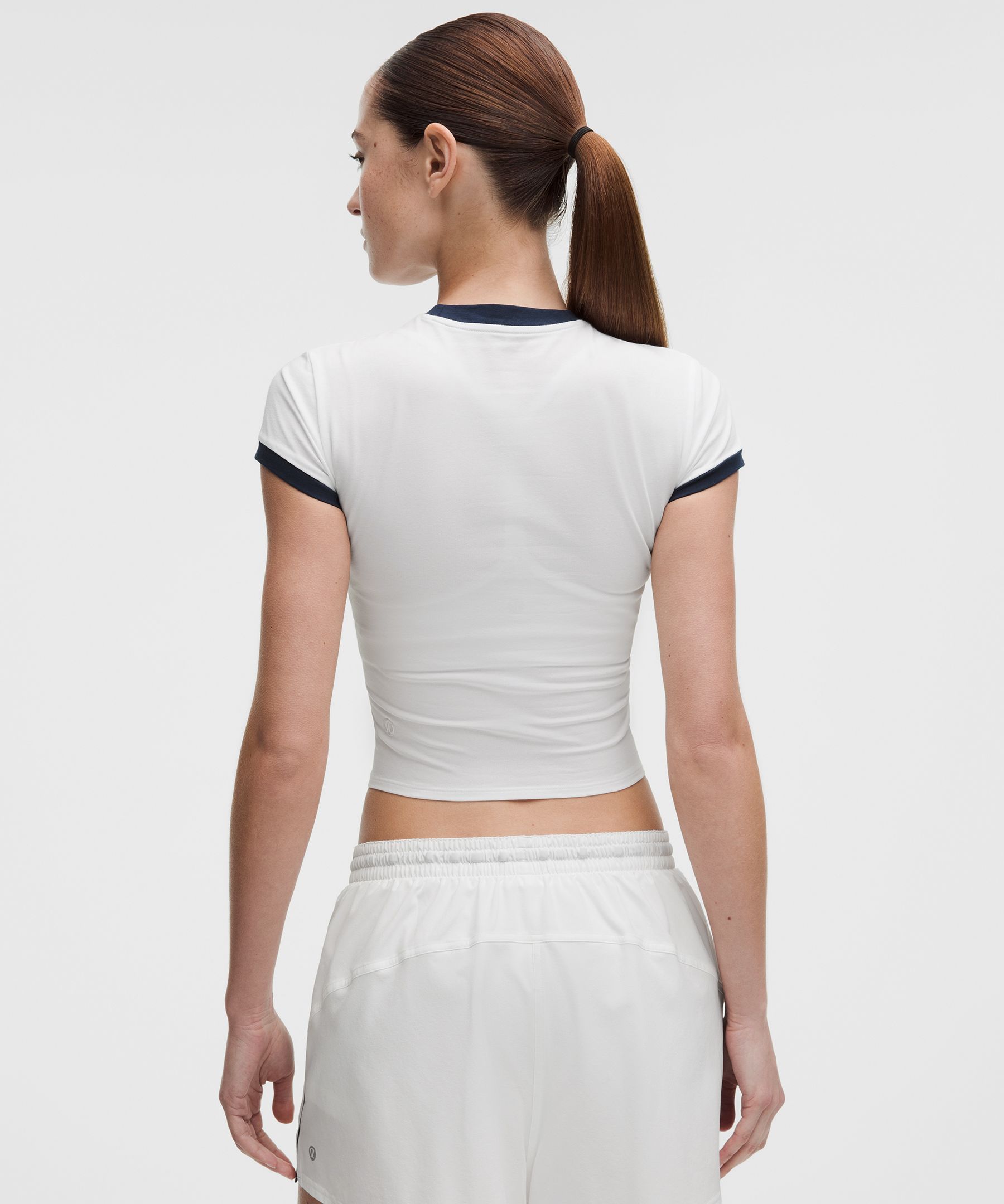 Organic Cotton Ringer Baby Tee *Courtside