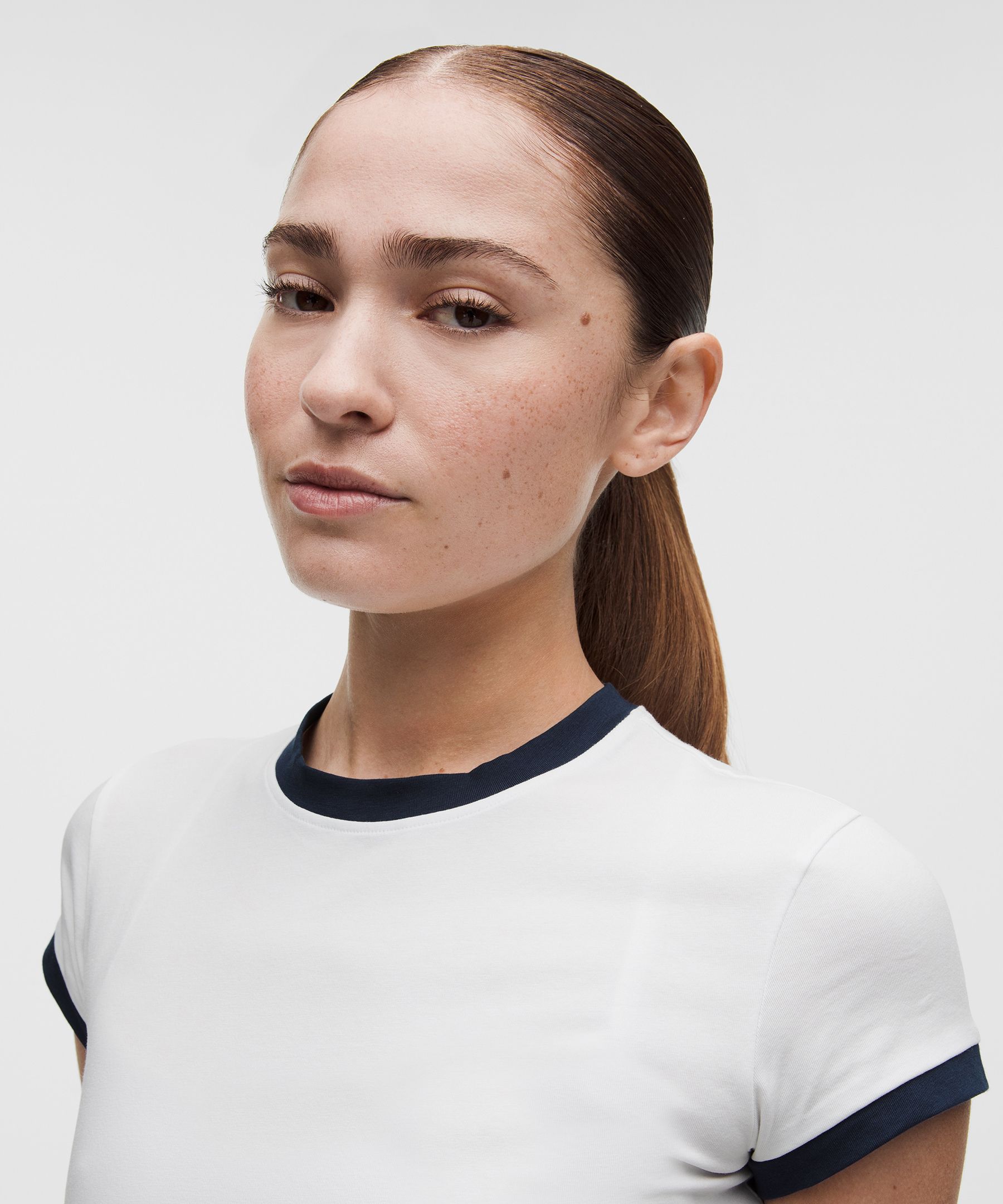 Organic Cotton Ringer Baby Tee *Courtside