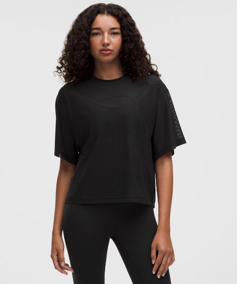 Женская футболка Lululemon Stretch Mesh Relaxed-Fit