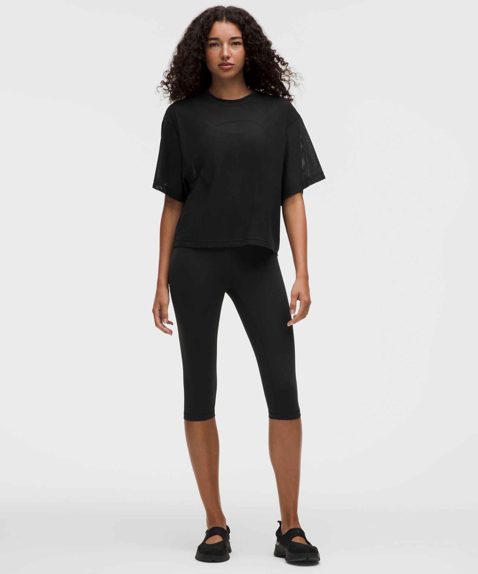 Женская футболка Lululemon Stretch Mesh Relaxed-Fit — фото 2