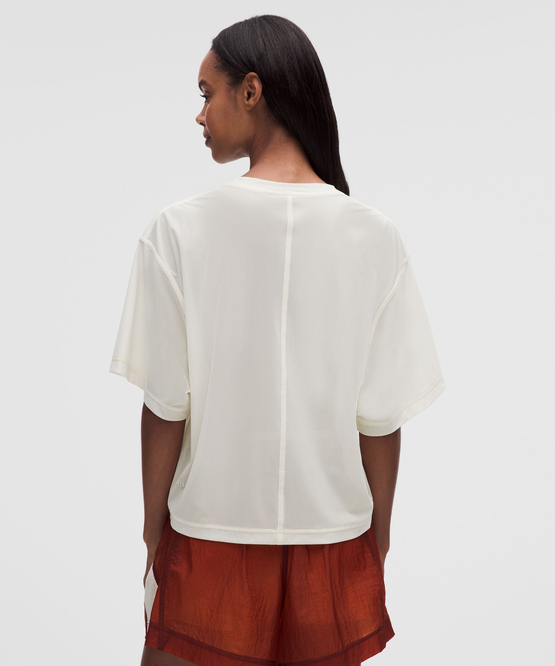 Stretch Mesh Relaxed-Fit T-Shirt