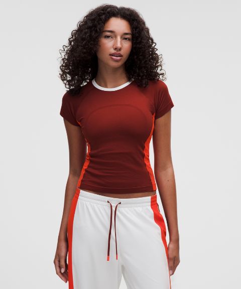 Женская футболка Lululemon Swiftly Tech 2.0 Colourblock