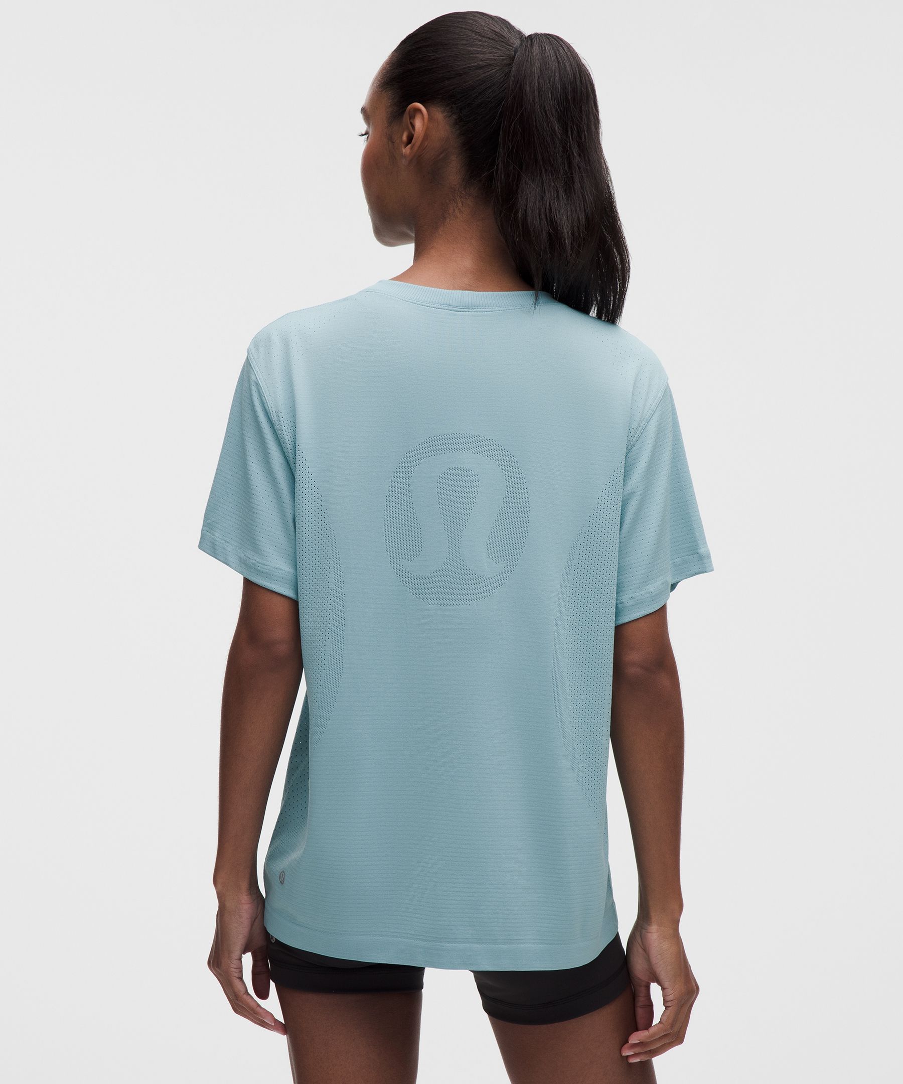 Swiftly Relaxed Short-Sleeve Shirt Hip Length