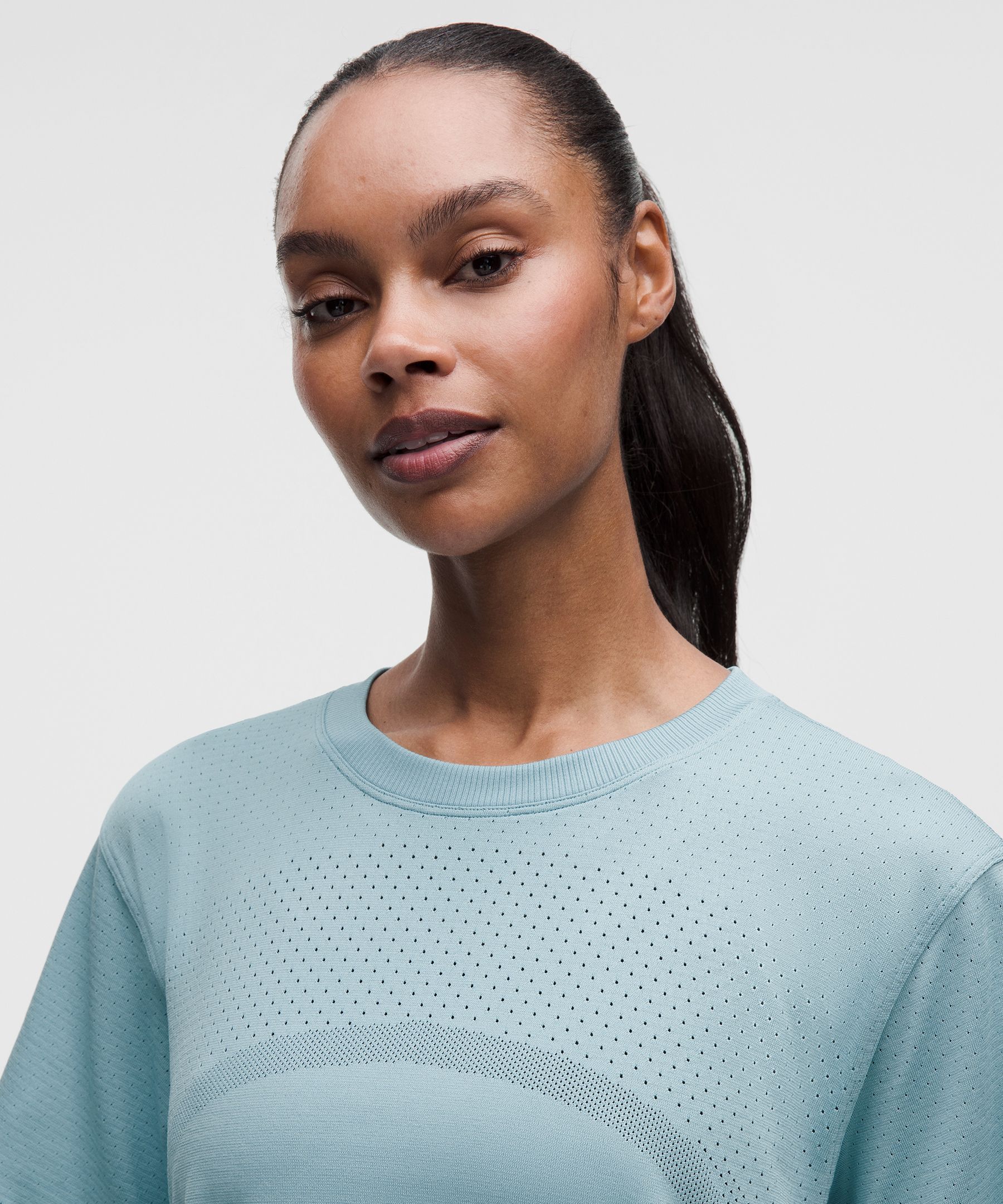 Swiftly Relaxed Short-Sleeve Shirt Hip Length