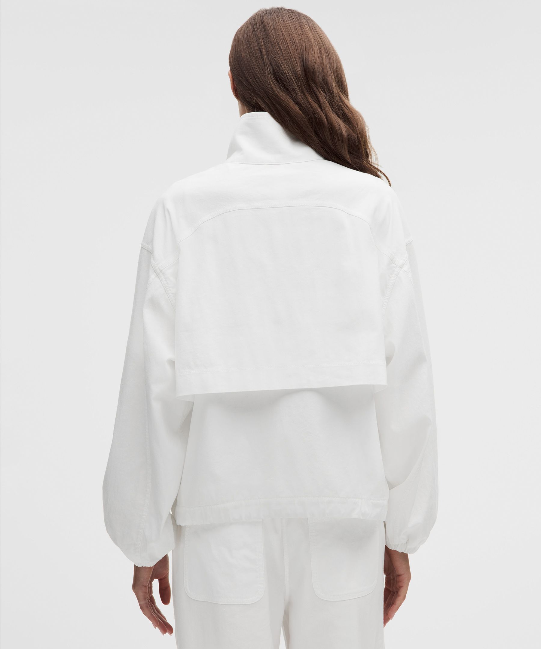 LuluLinen Funnel-Neck Jacket