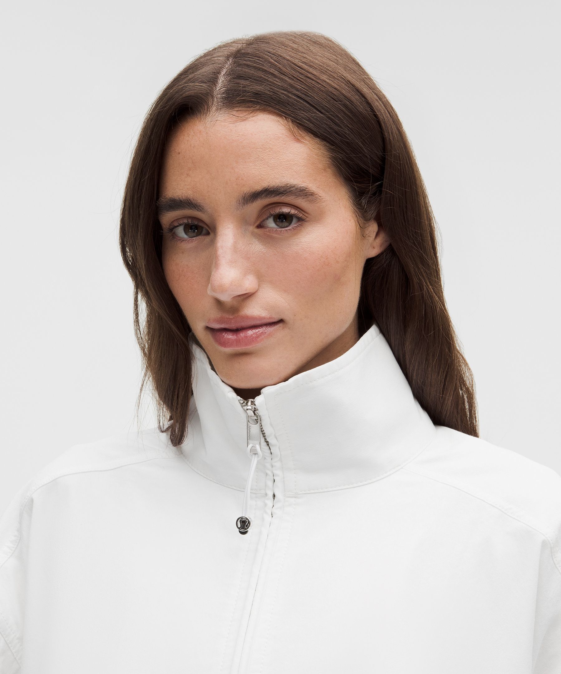 LuluLinen Funnel-Neck Jacket