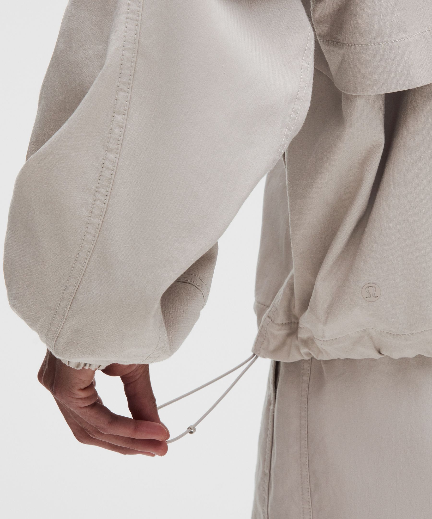 LuluLinen Funnel-Neck Jacket