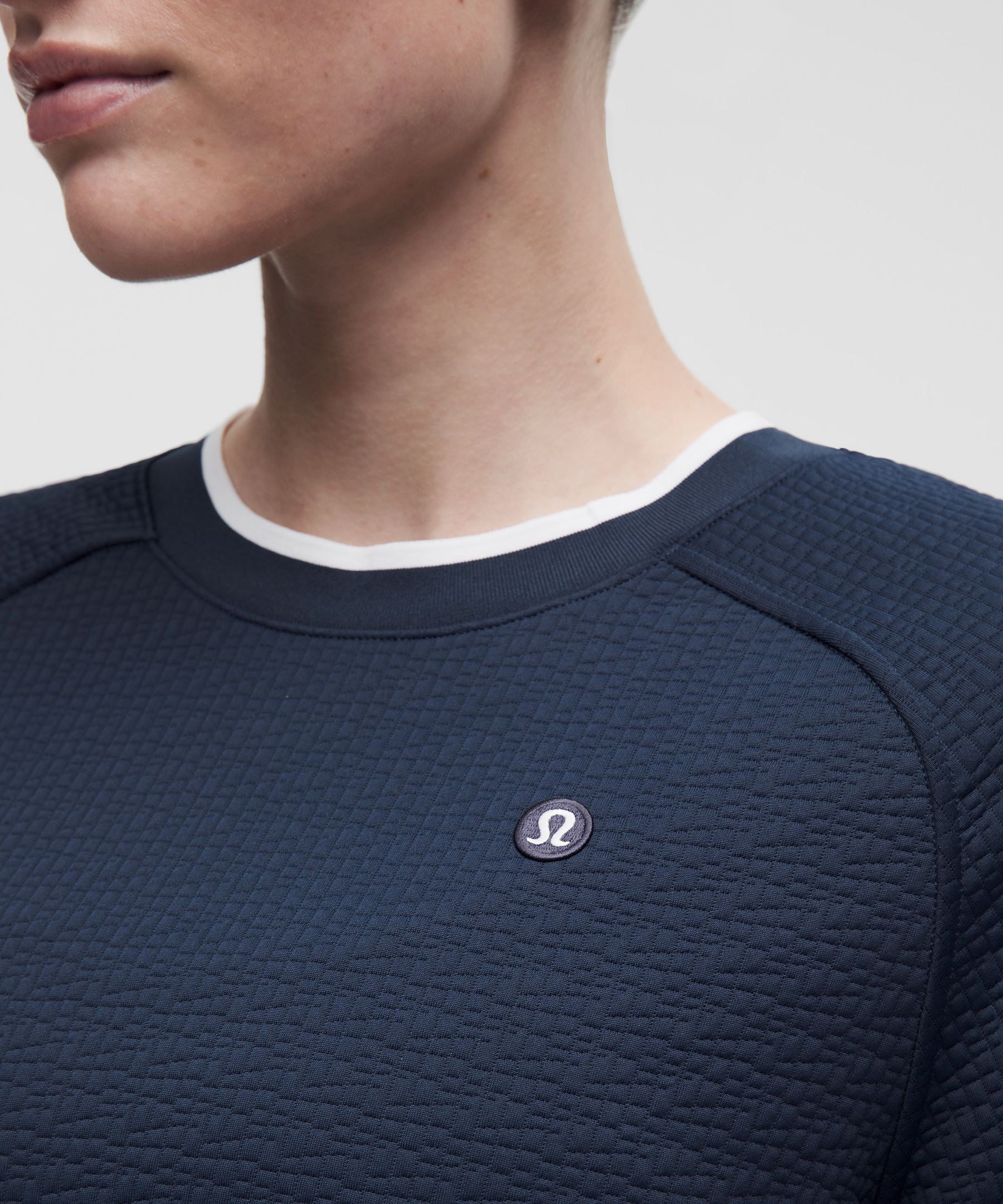 Jacquard High-Low Golf Pullover