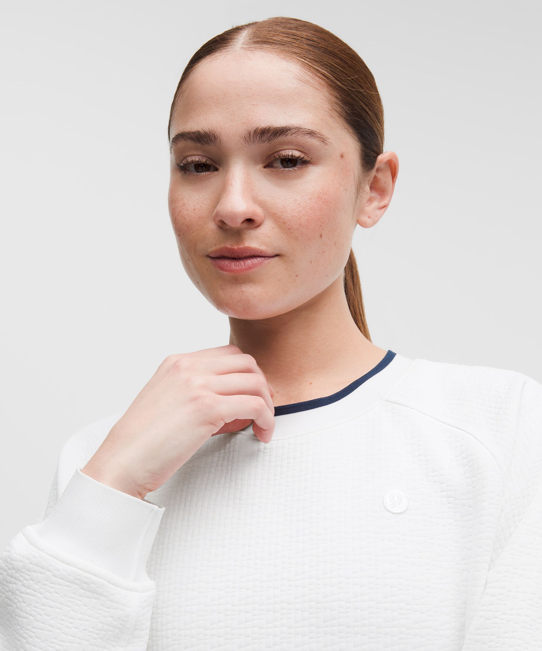Jacquard High-Low Golf Pullover