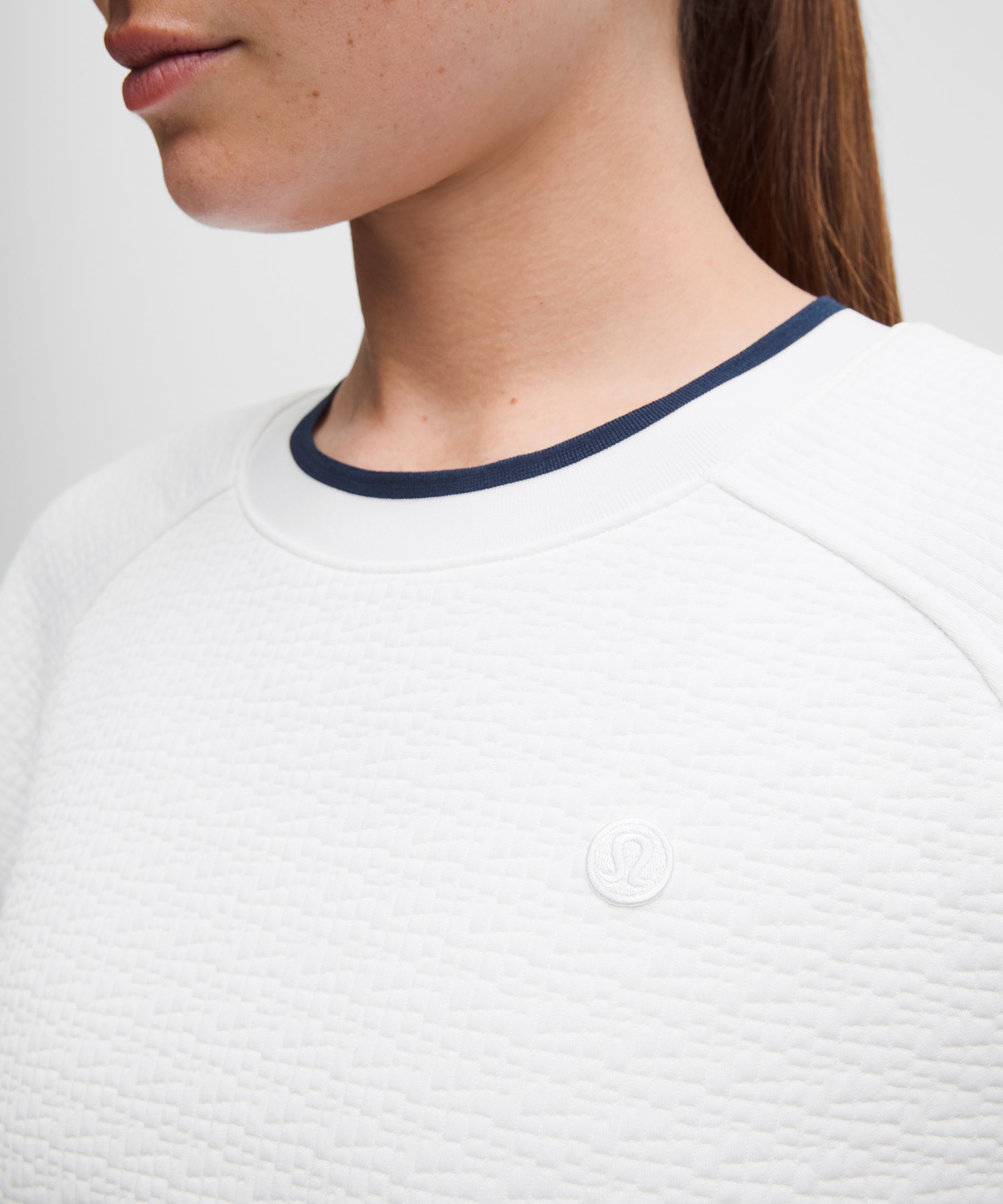 Jacquard High-Low Golf Pullover