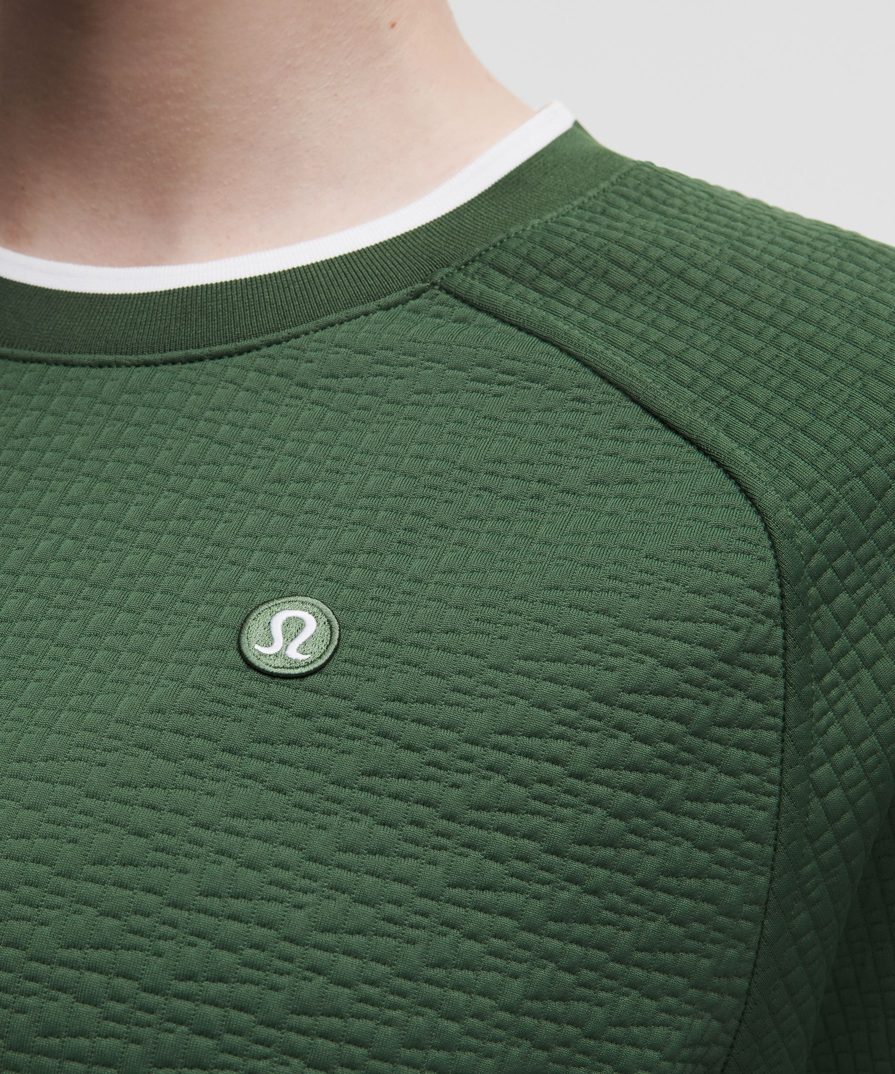 Jacquard High-Low Golf Pullover