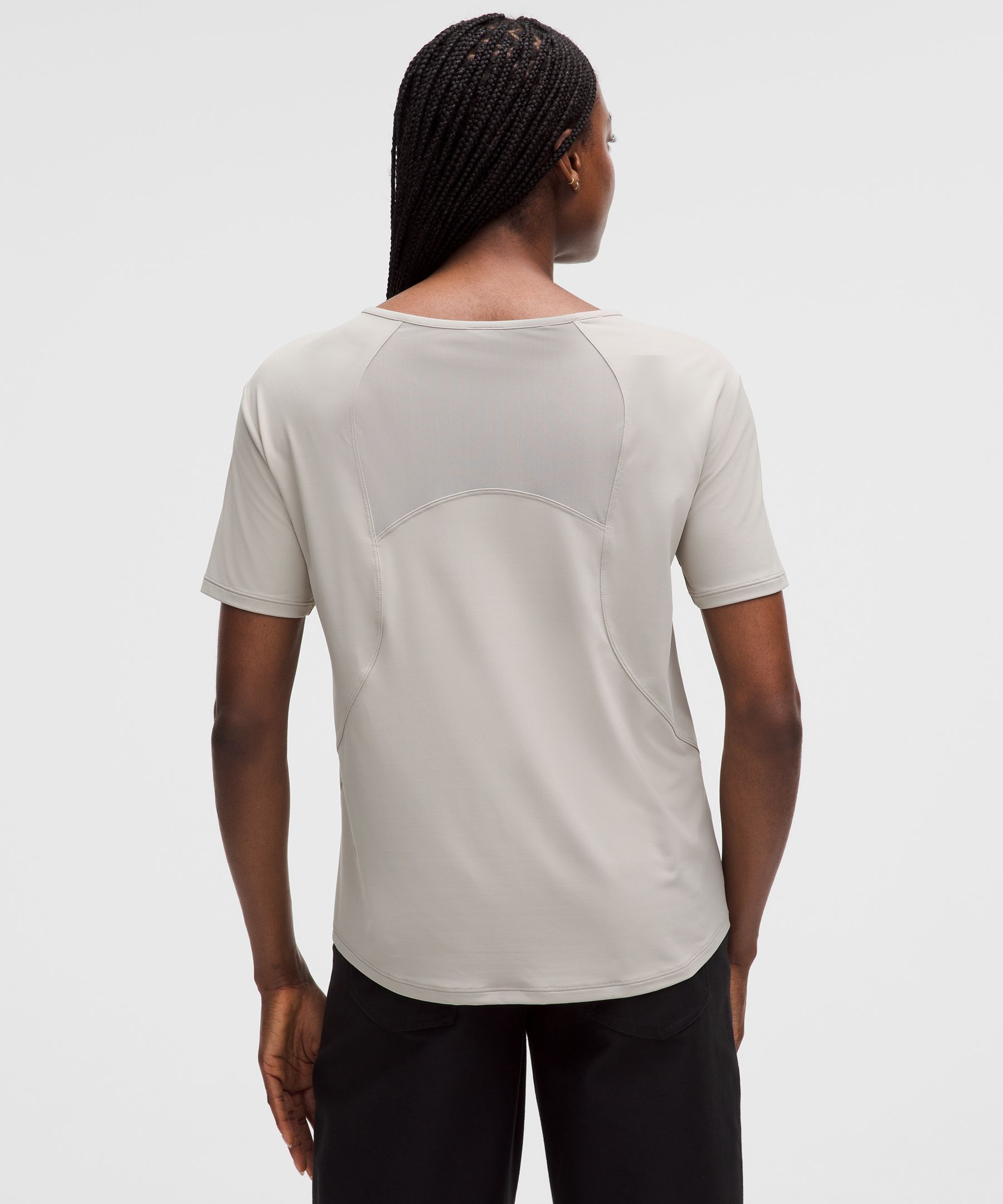 SmoothCover Mesh-Back Short-Sleeve Shirt