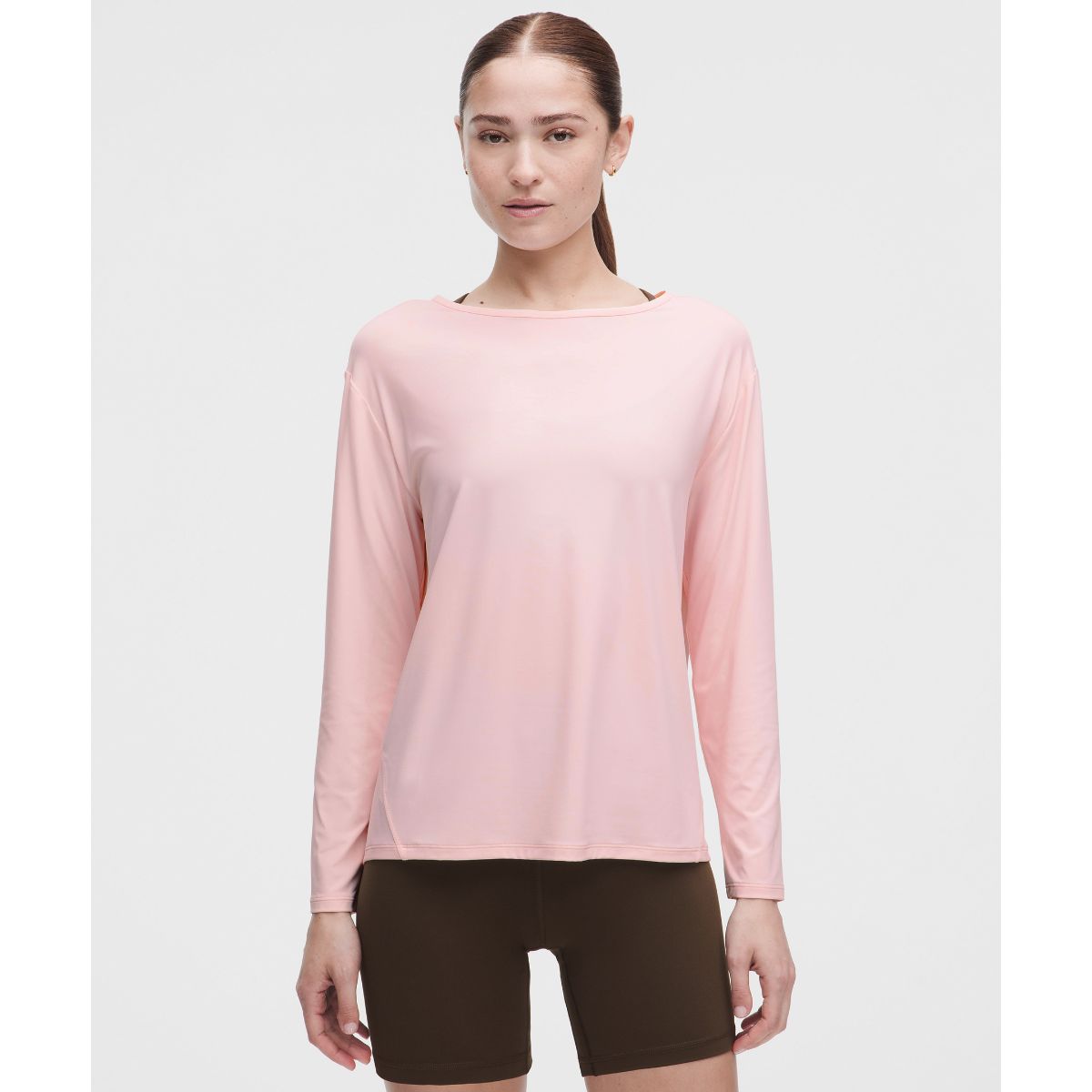 SmoothCover Mesh-Back Long-Sleeve Shirt
