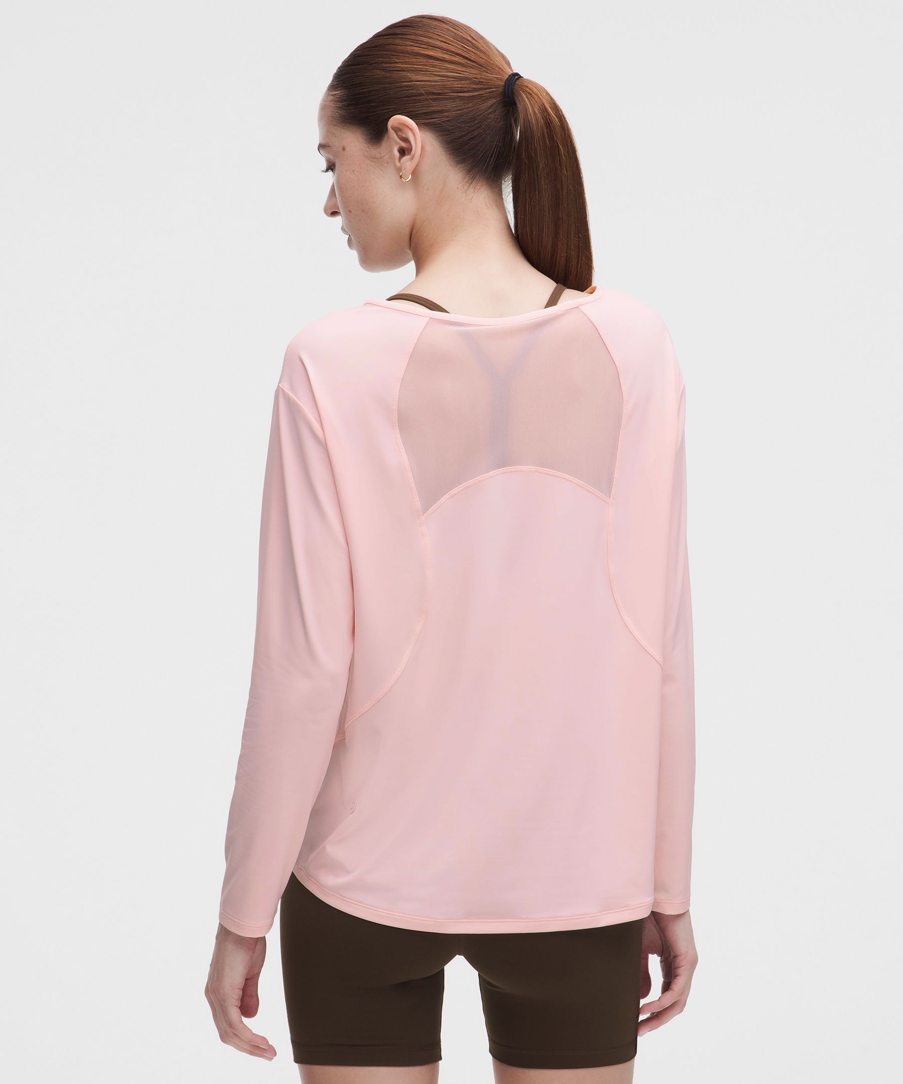 SmoothCover Mesh-Back Long-Sleeve Shirt
